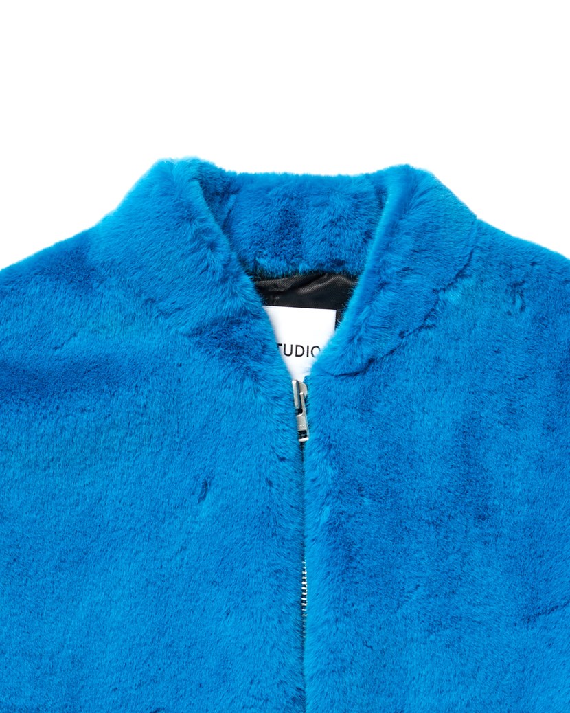 Iman Jacket Stand Outerwear Jackets Blue