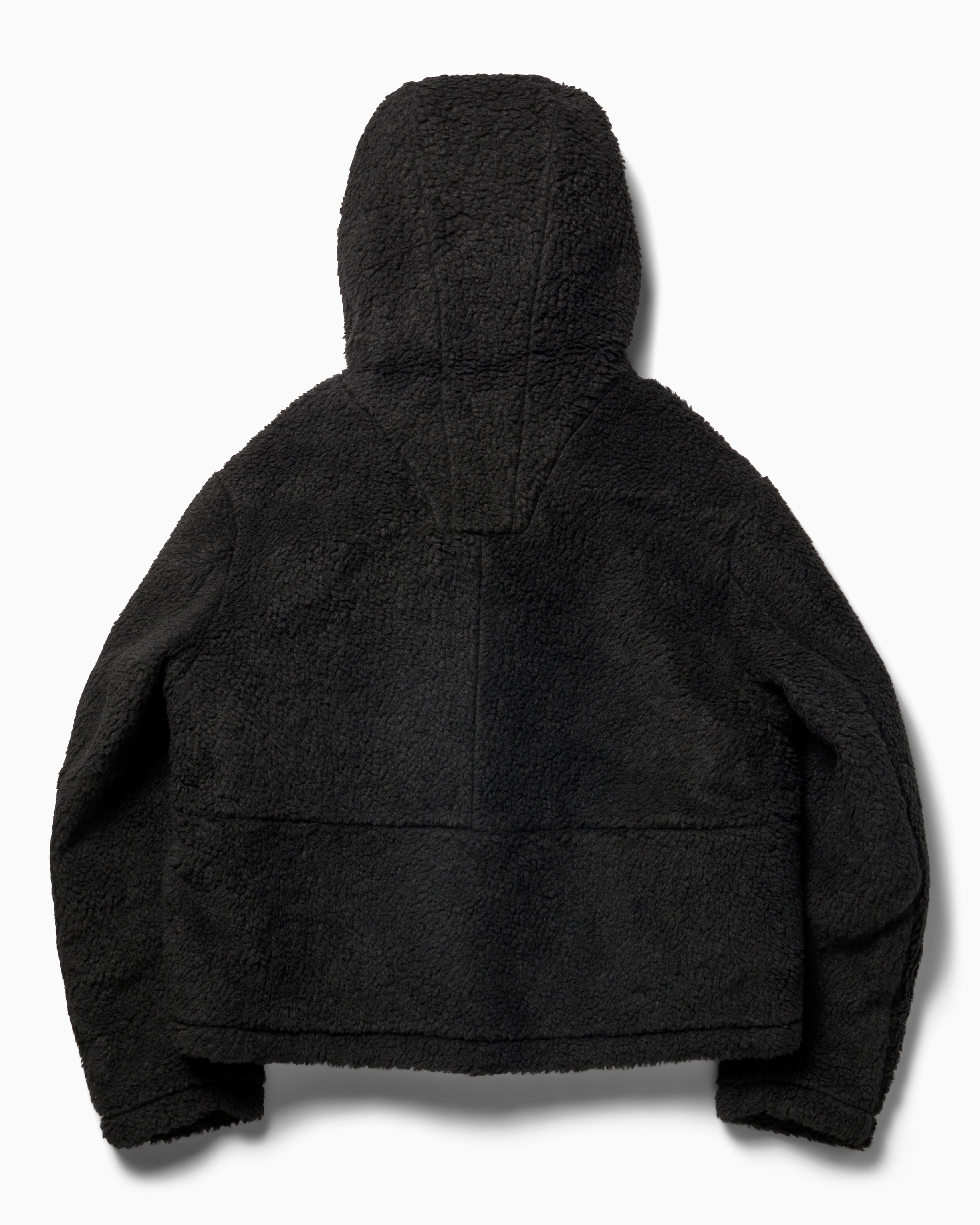 Fleece Hooded Jacket Heron Preston Outerwear Fleece Jackets Black