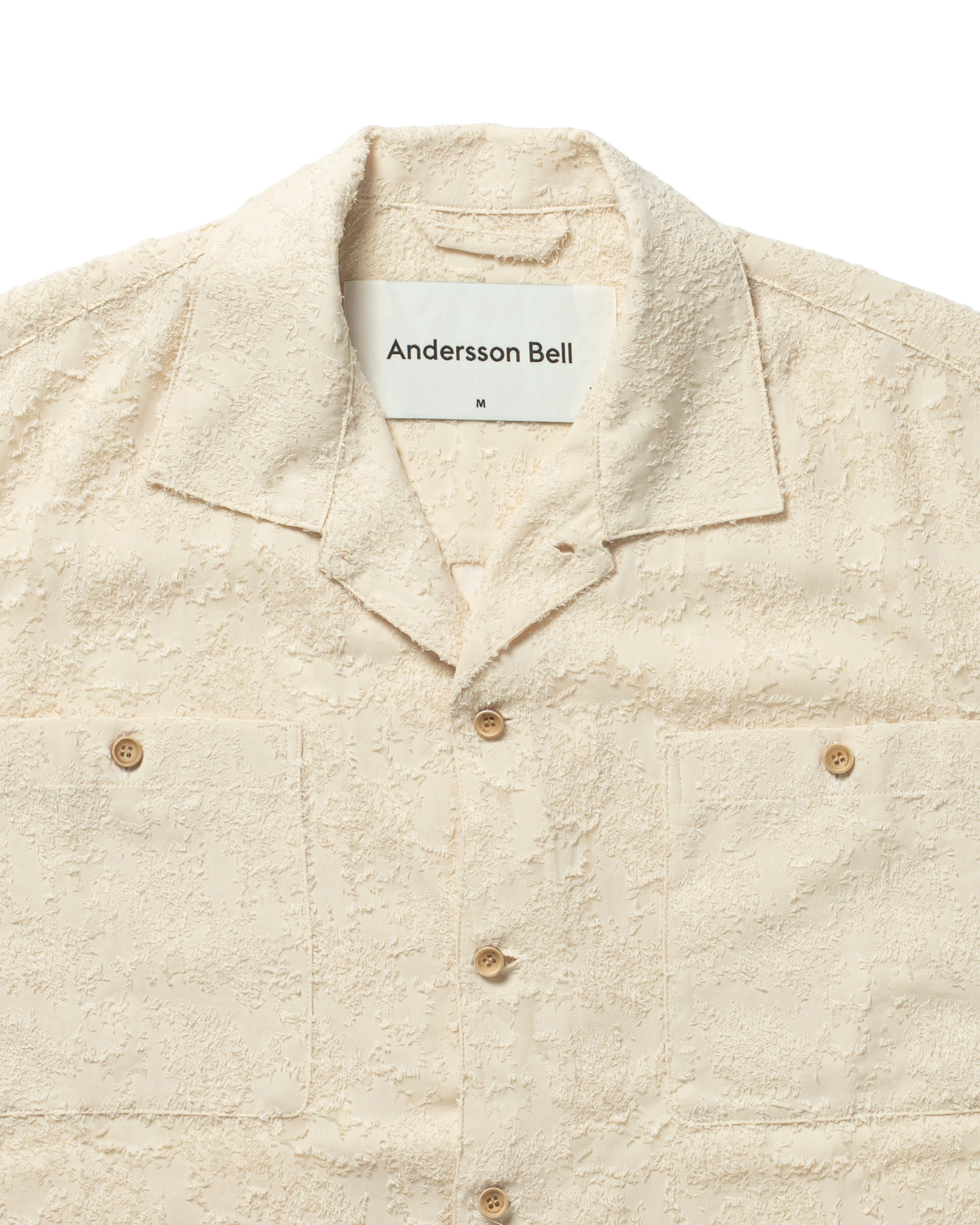 Bali Sheer Open Collar Shirts $319 Andersson Bell Tops Shirts Beige