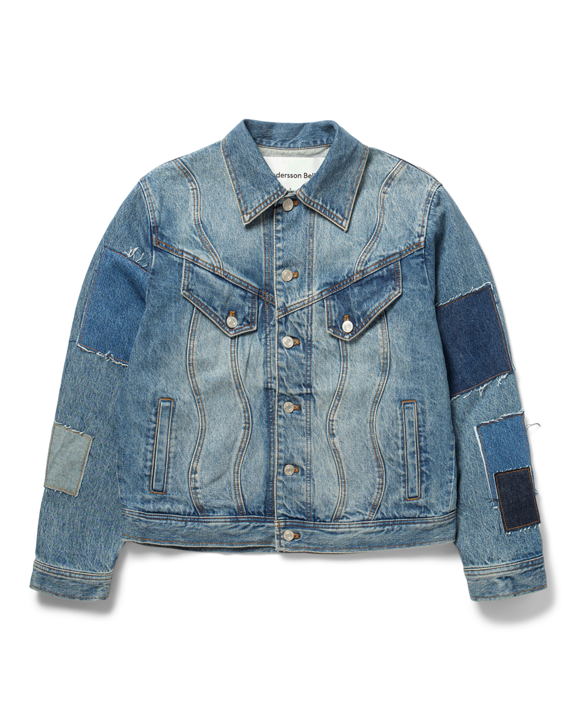 N Patchwork Denim Jacket $609 Andersson Bell Outerwear Denim