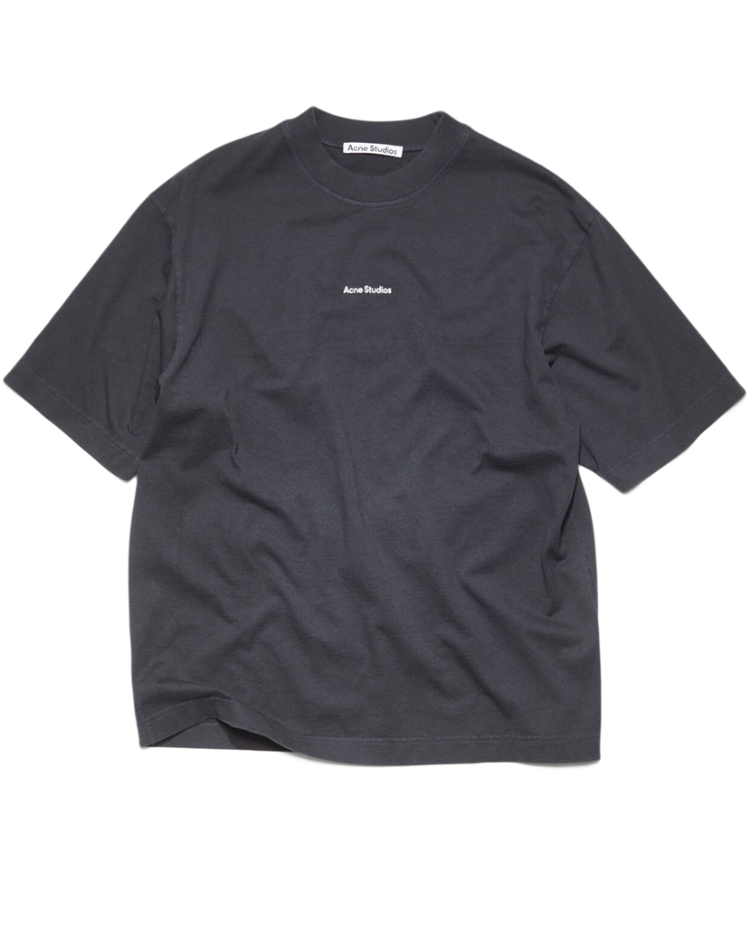 Logo T-Shirt Acne Studios Tops T-Shirts Black