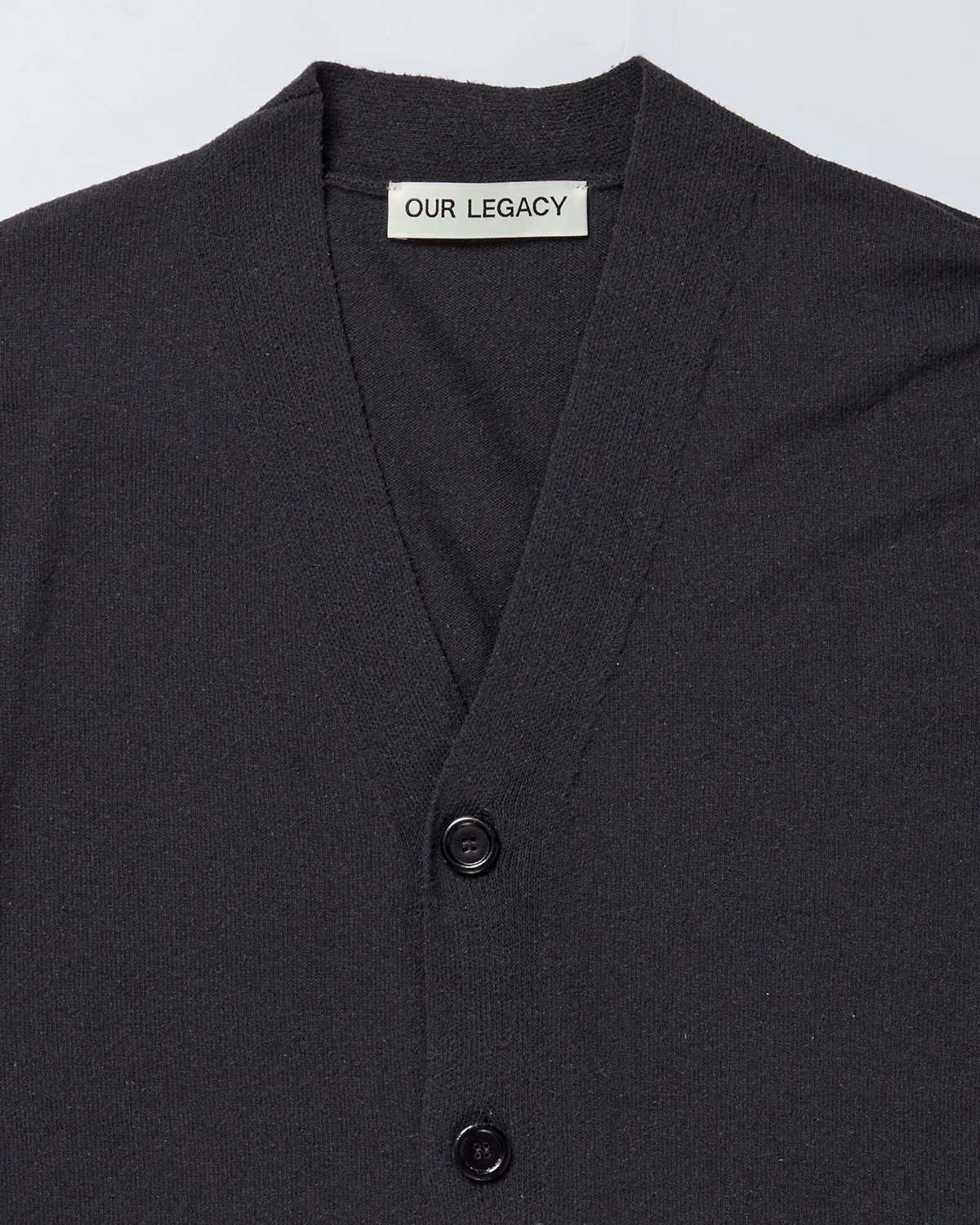 Knitted Cardigan Our Legacy Tops Cardigans Black