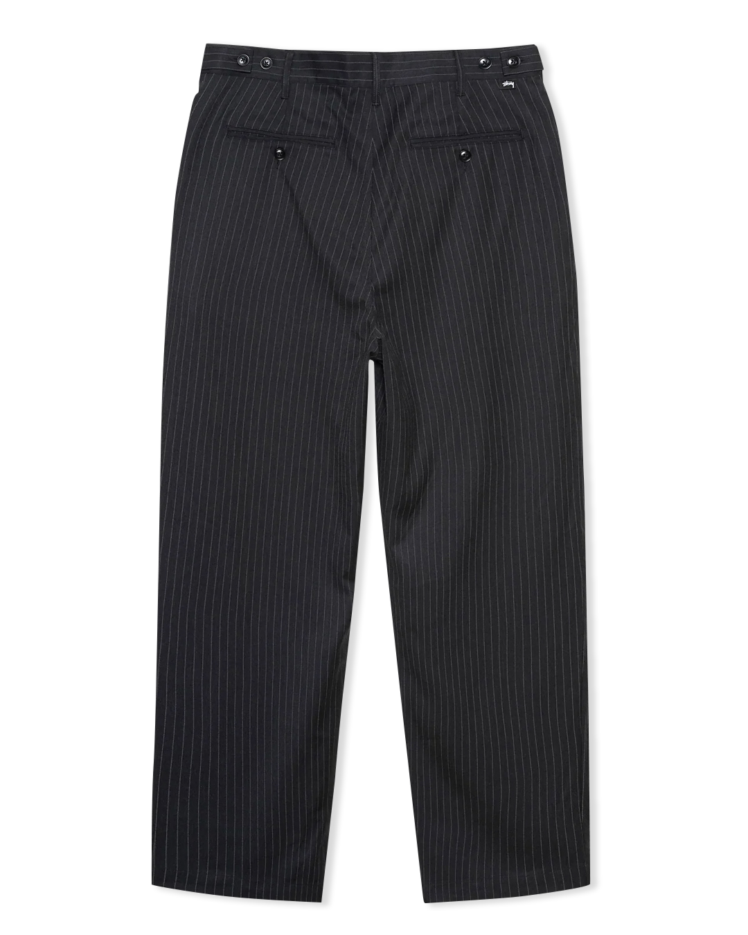 Stripe Volume Pleated Trouser $142 Stüssy Bottoms Pants Black