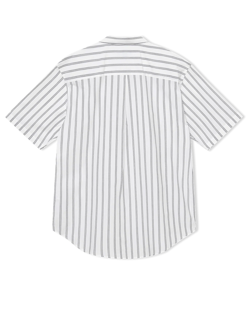 Boxy Striped S/S Shirt $189 Stussy Tops Shirts White