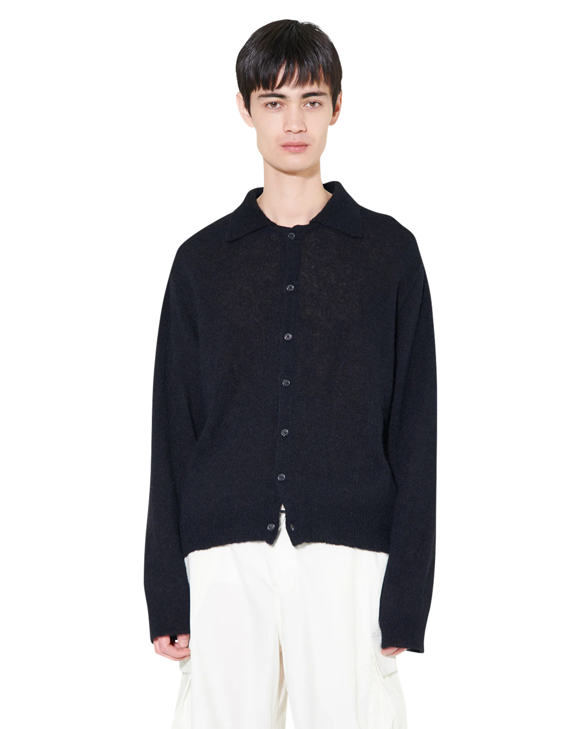 Evening Polo $319 Our Legacy Tops Cardigans Black
