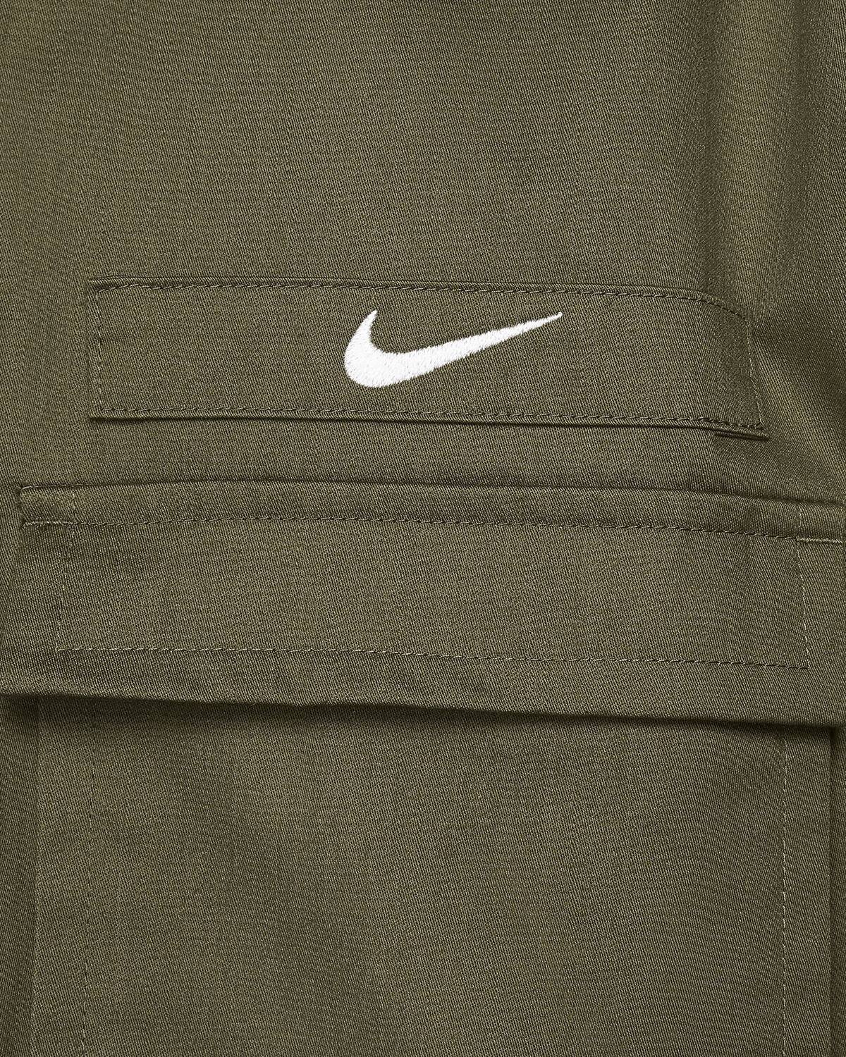 Nike Swoosh Woven Utility Jacket in Black