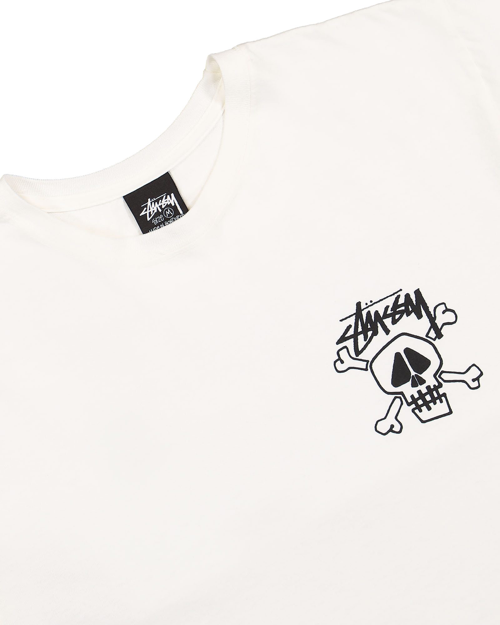 Skull & Bones Pig. Dyed Tee $69 Stüssy Tops T-Shirts White