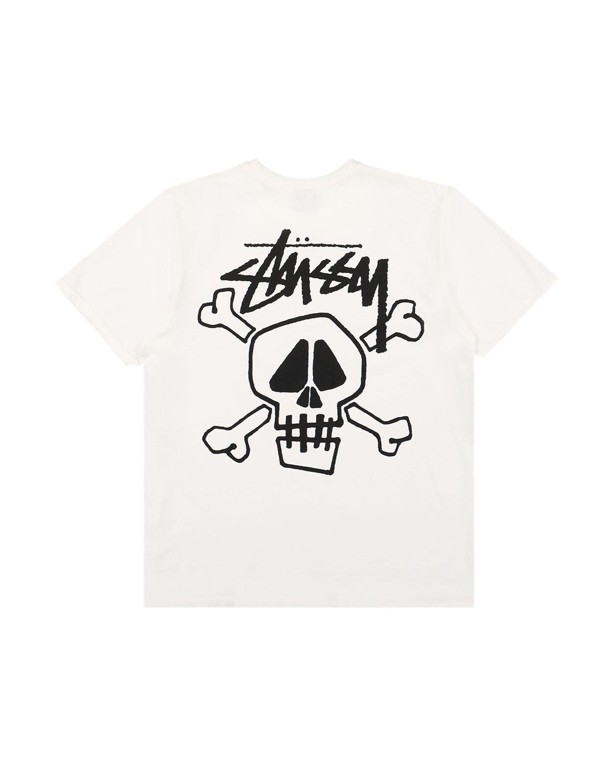 Skull & Bones Pig. Dyed Tee $69 Stüssy Tops T-Shirts White