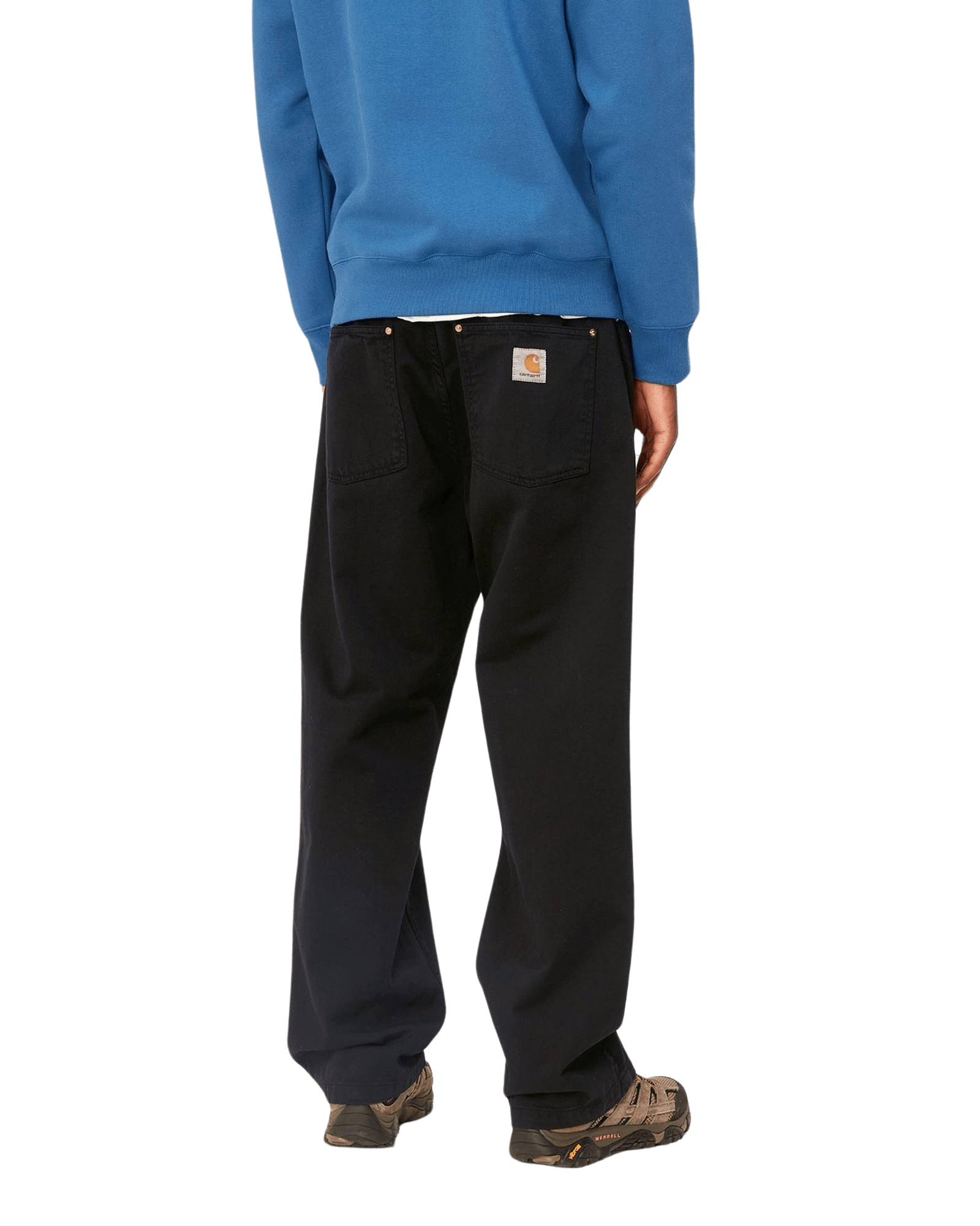 Carhartt WIP DERBY PANT WALKER - Relaxed fit jeans - black garment