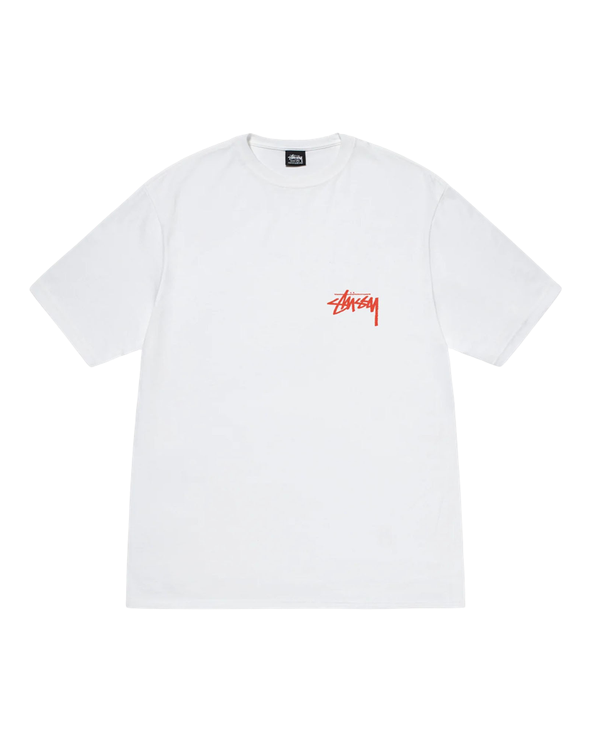 Crown Link Tee $59 Stussy Tops T-Shirts White