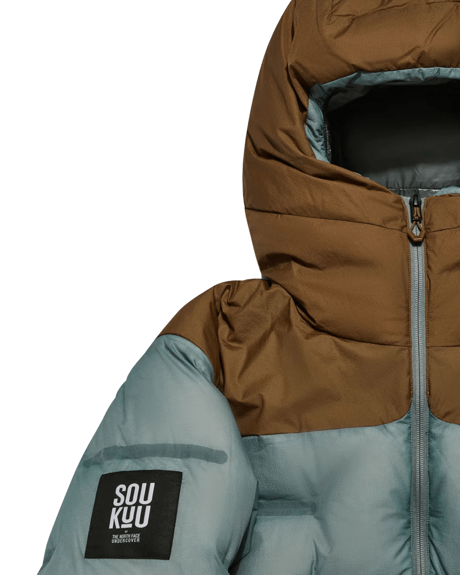 Black Detachable-sleeve fleece jacket, The North Face x Undercover