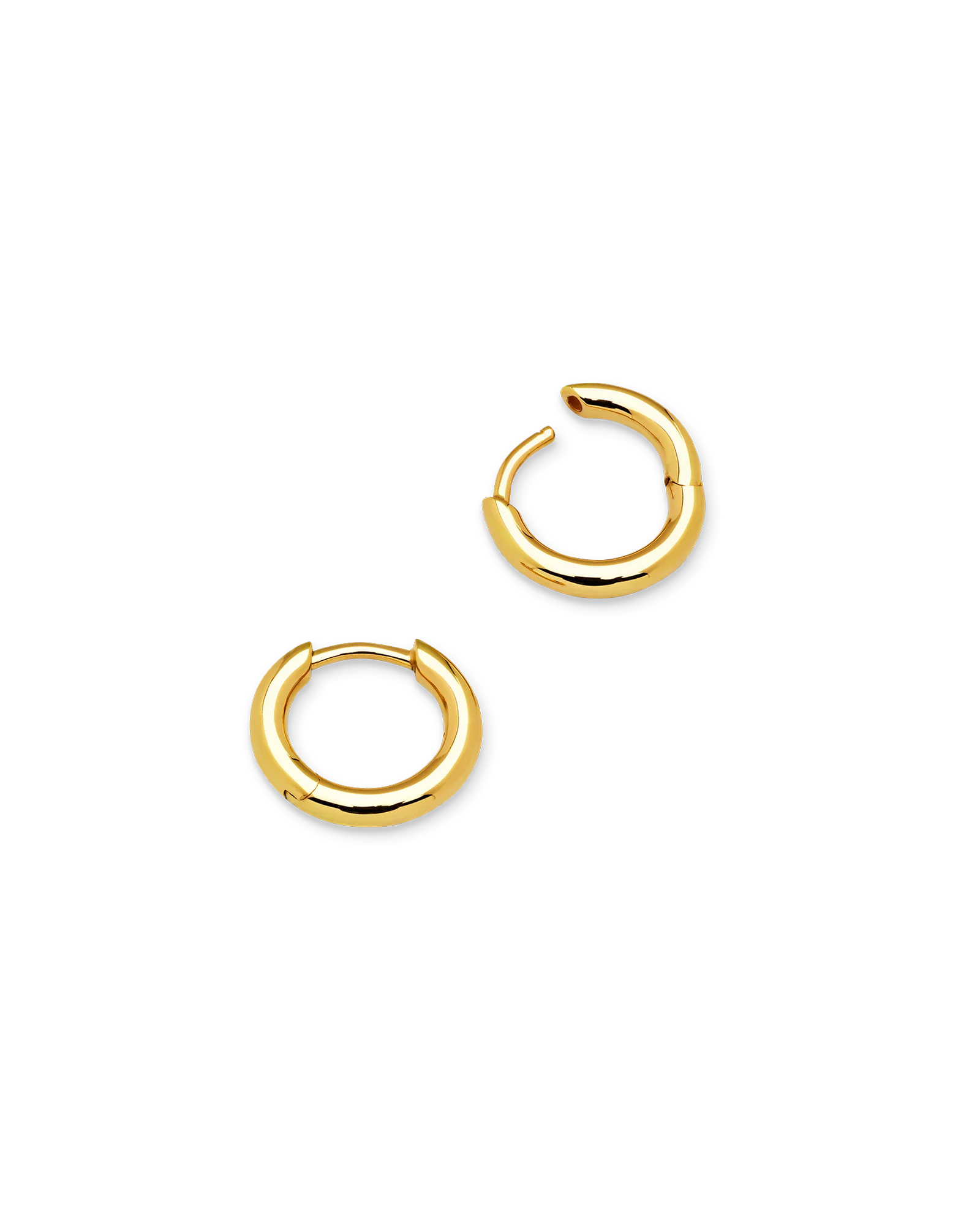 Tom Wood classic hoop earrings - Gold