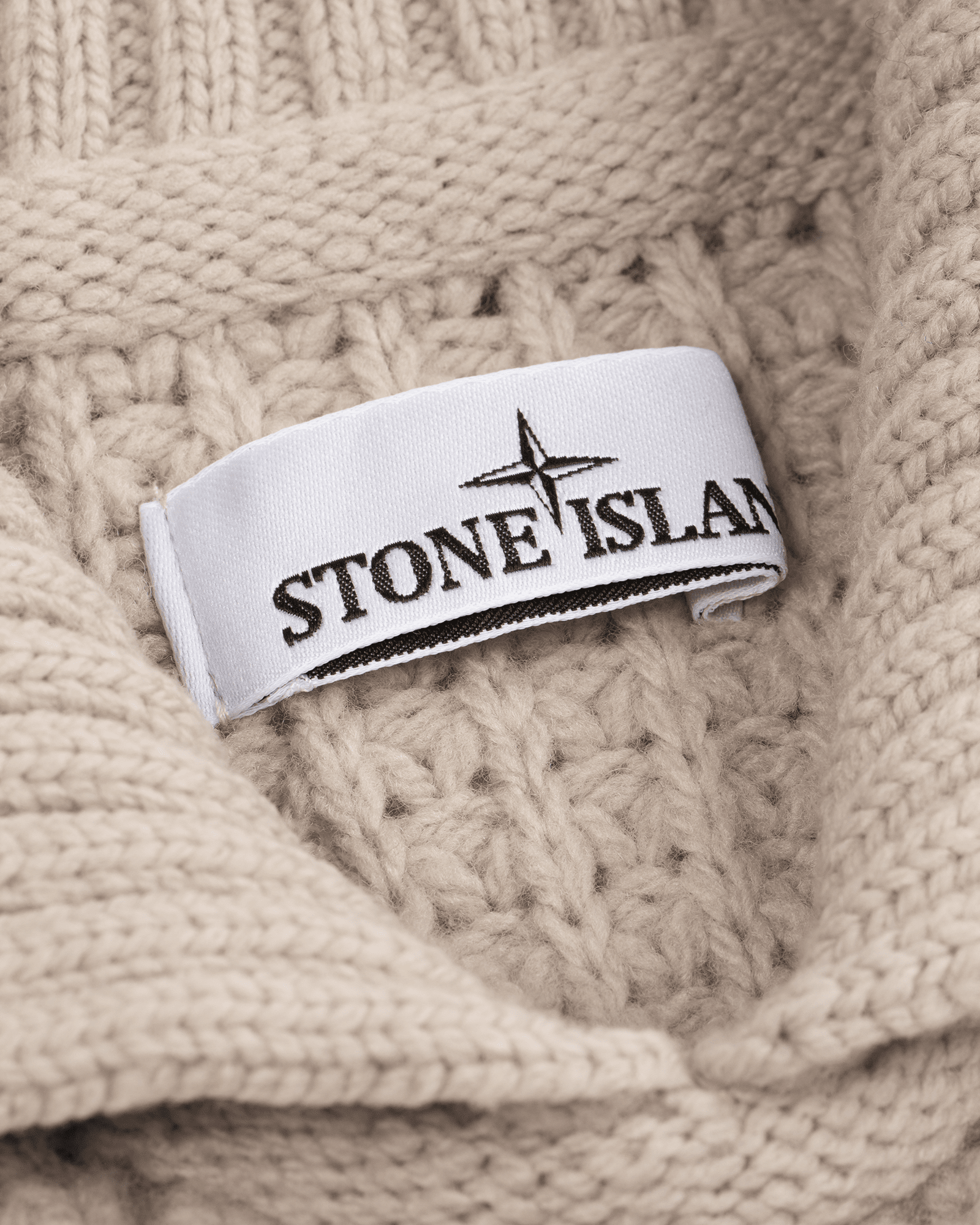Stone Island Compass-motif zip-up cardigan - Neutrals