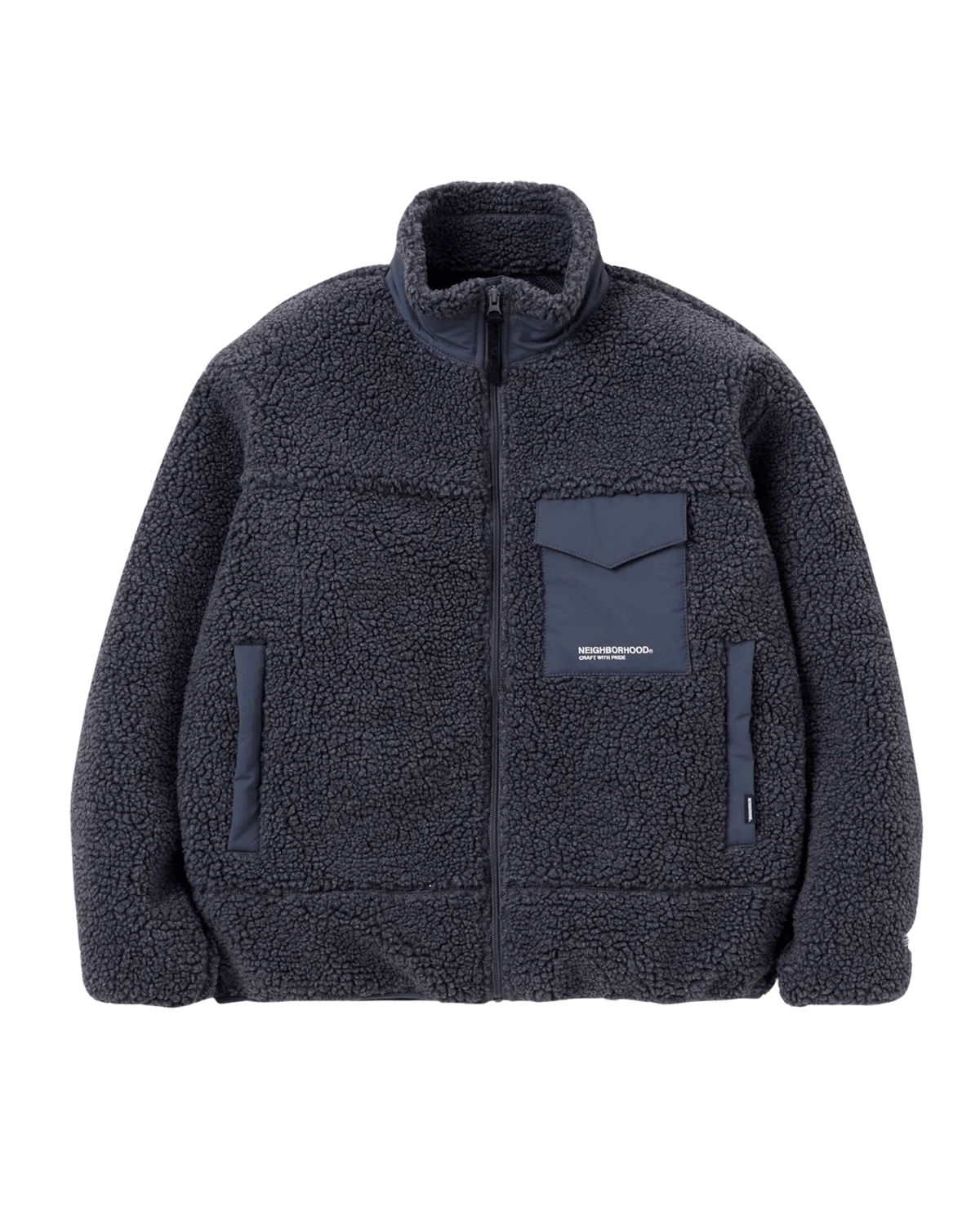 Boa Fleece Jacket $189 Neighborhood Outerwear Fleece Jackets Grey