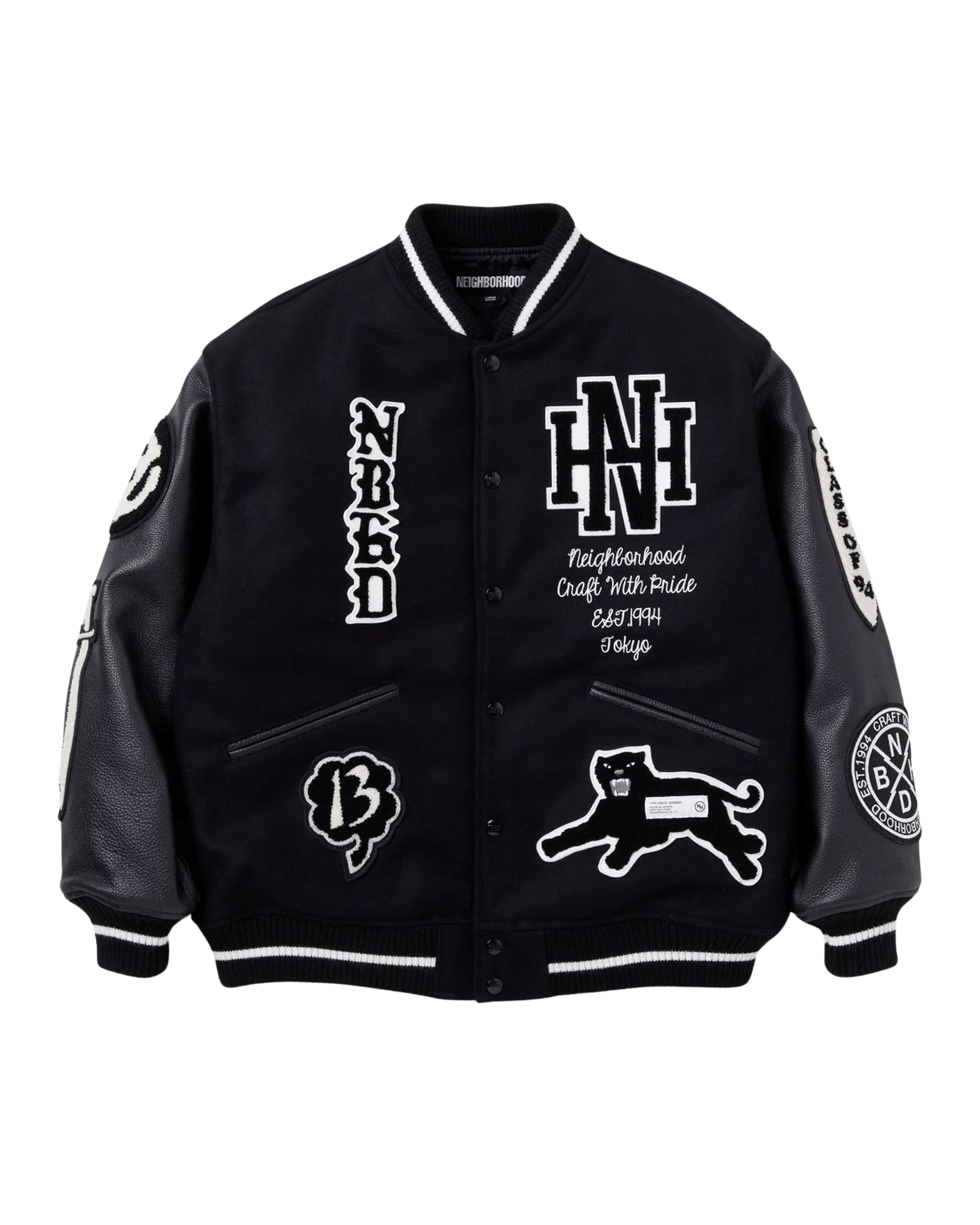 Stadium Jacket $1009 Neighborhood Outerwear Varsity Jackets Black