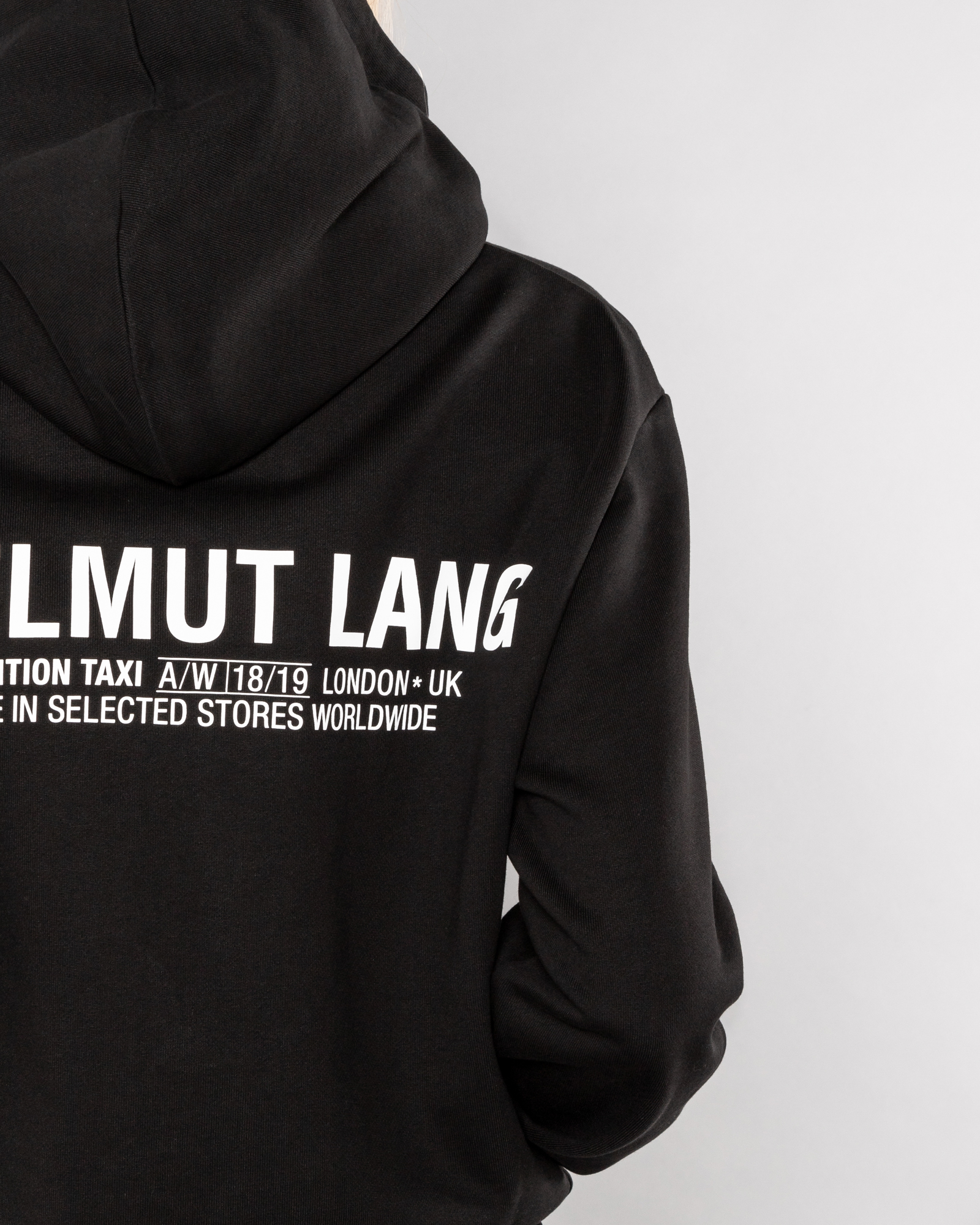 Taxi Hoodie Helmut Lang Tops Sweats & Hoodies Black