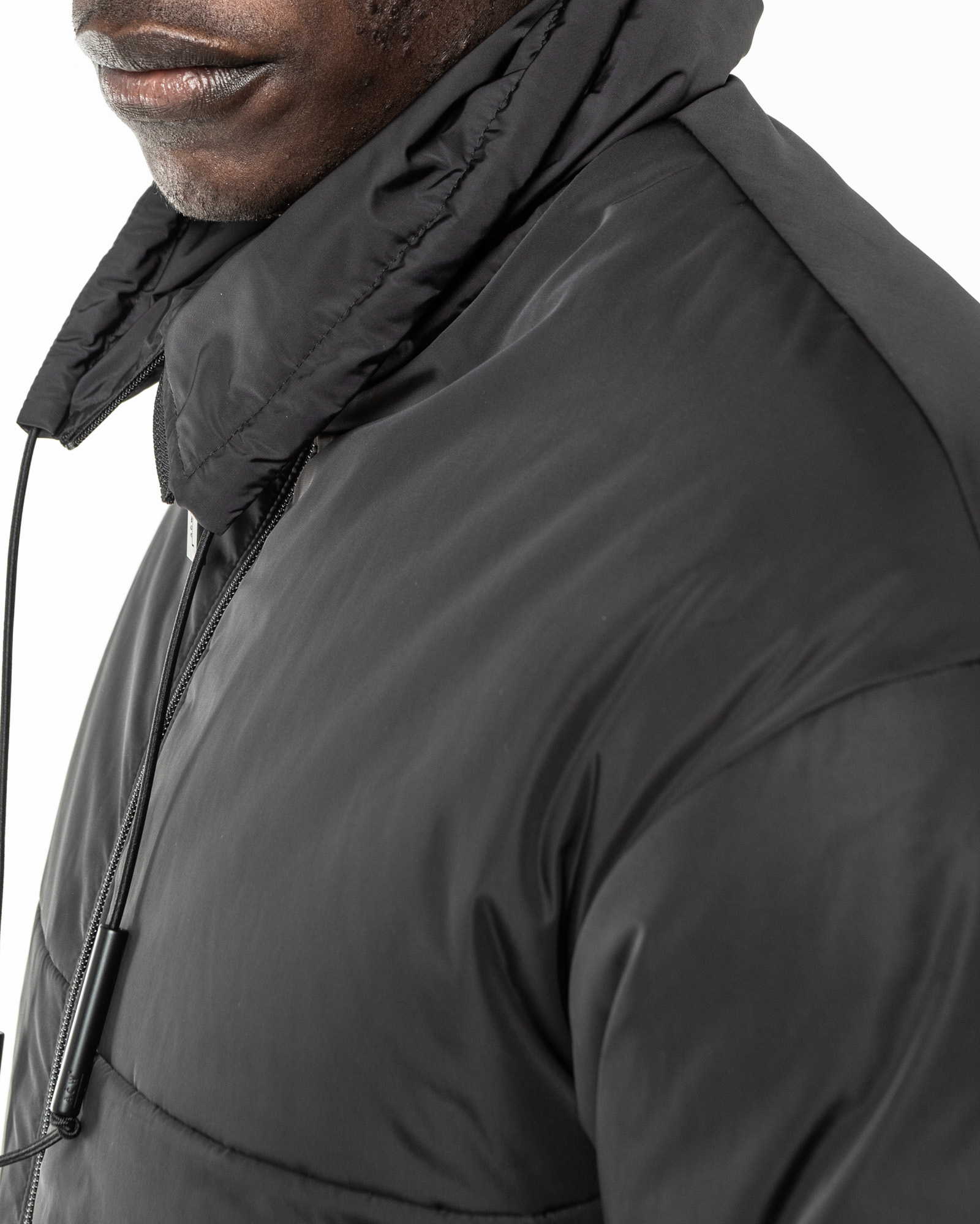 Puffa Coat w Detachable Pocket A Cold Wall Outerwear Jackets Black