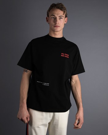 All Pain No Gain T-Shirt Ader Error Tops T-Shirts Black