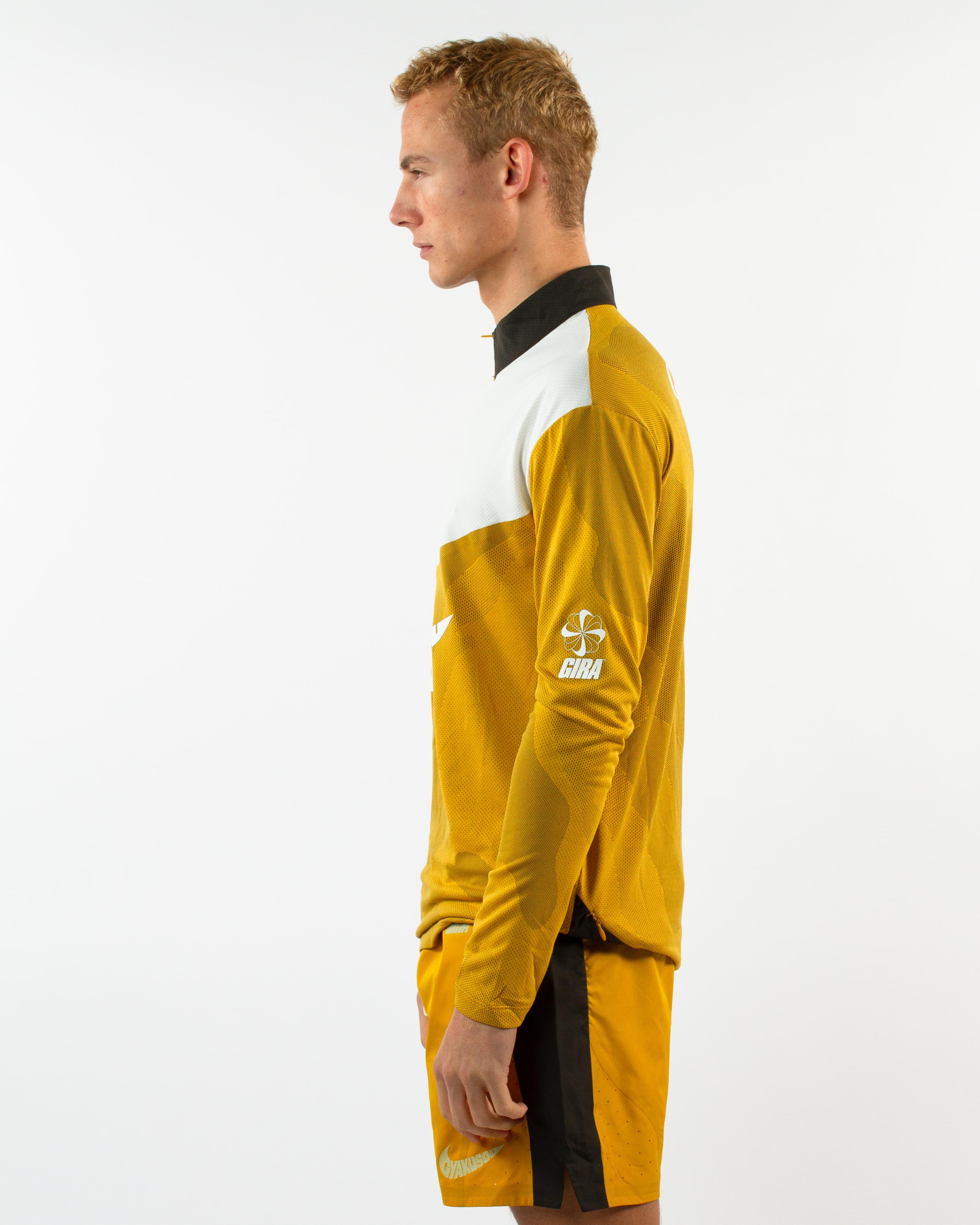 Half Zip Longsleeve x Gyakusou Nike Tops Long Sleeves Yellow