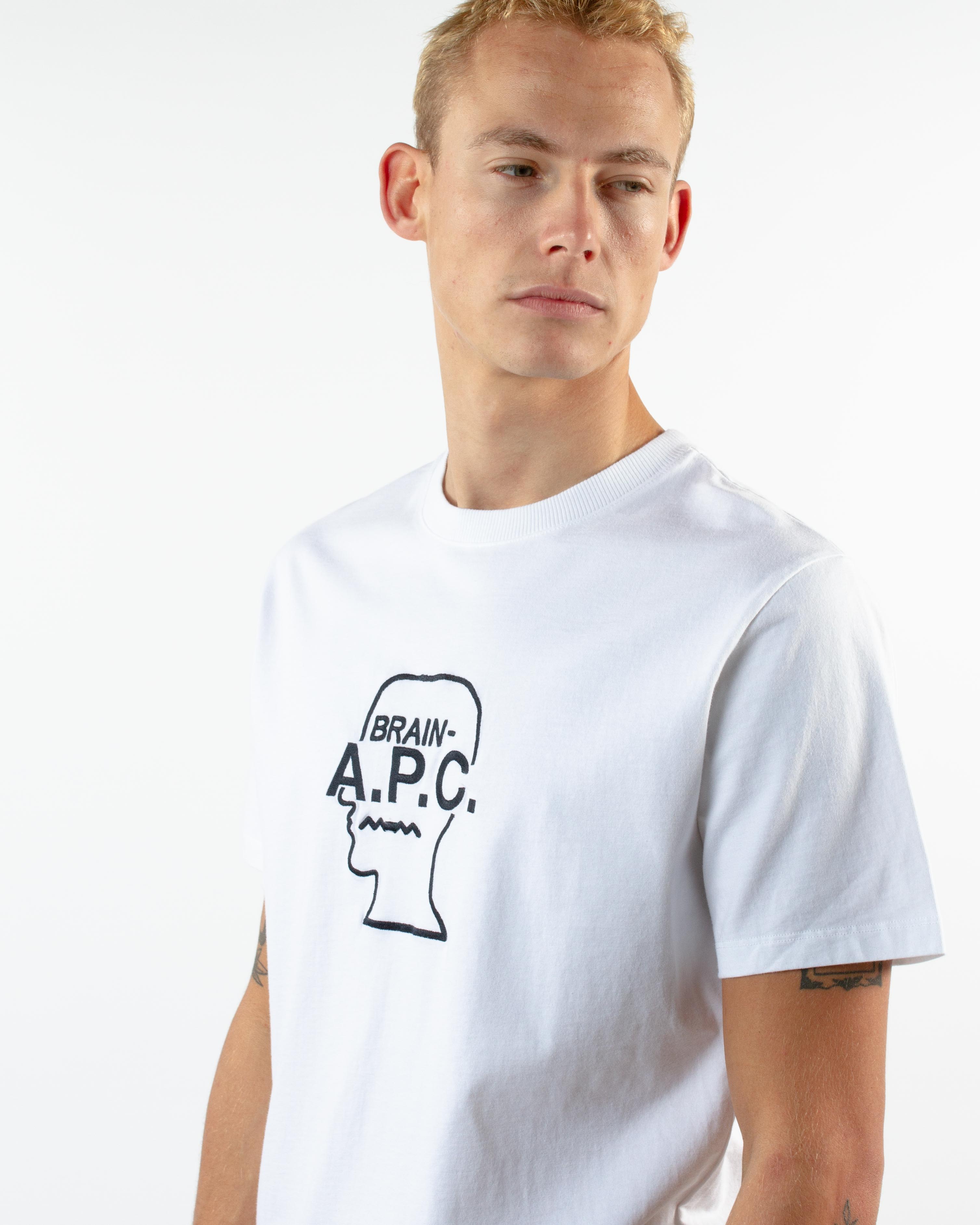 Spooky Tee x Brain Dead A.P.C. Tops T-Shirts White