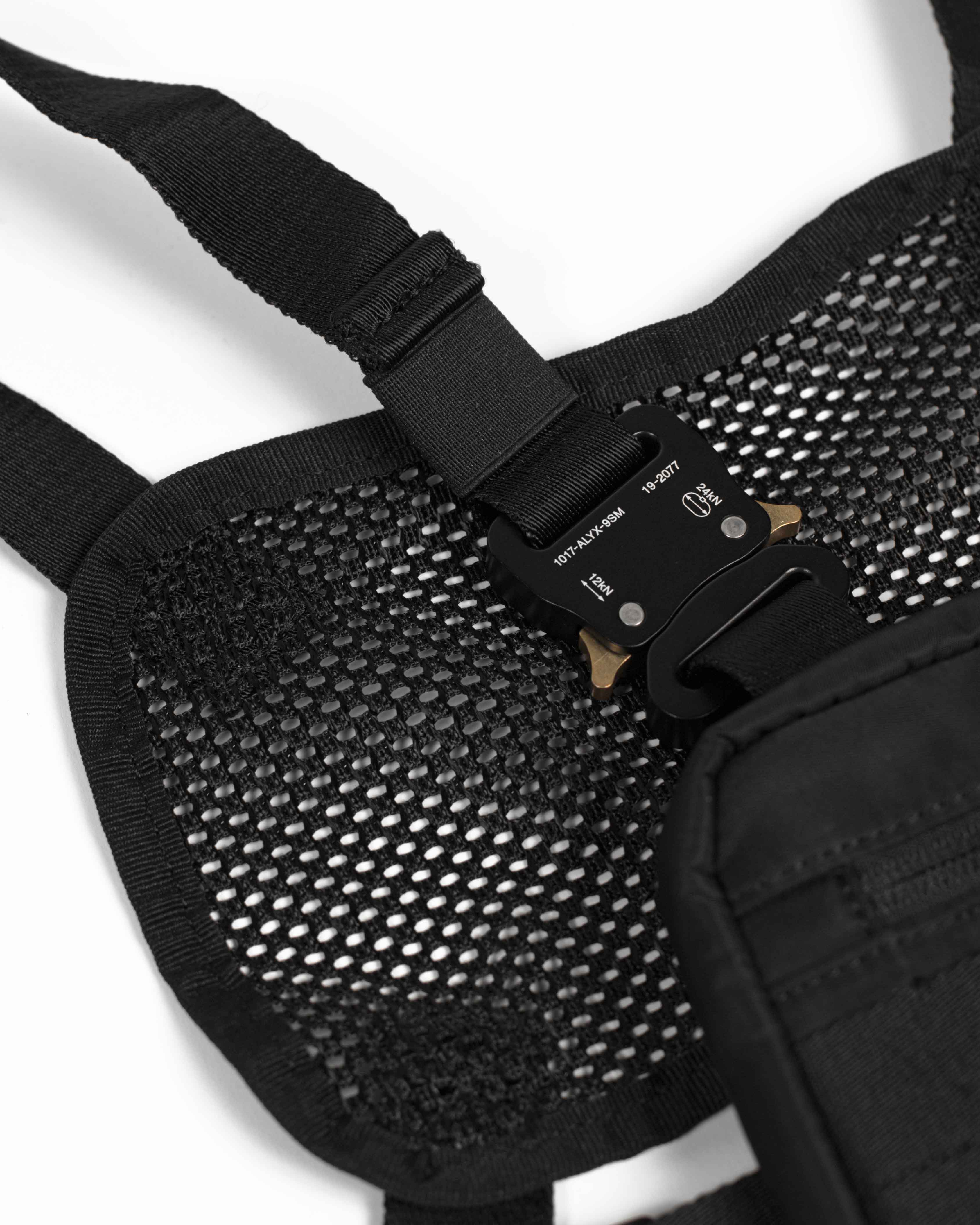 1017 ALYX 9SM Leather/Mesh Chest Rig Release