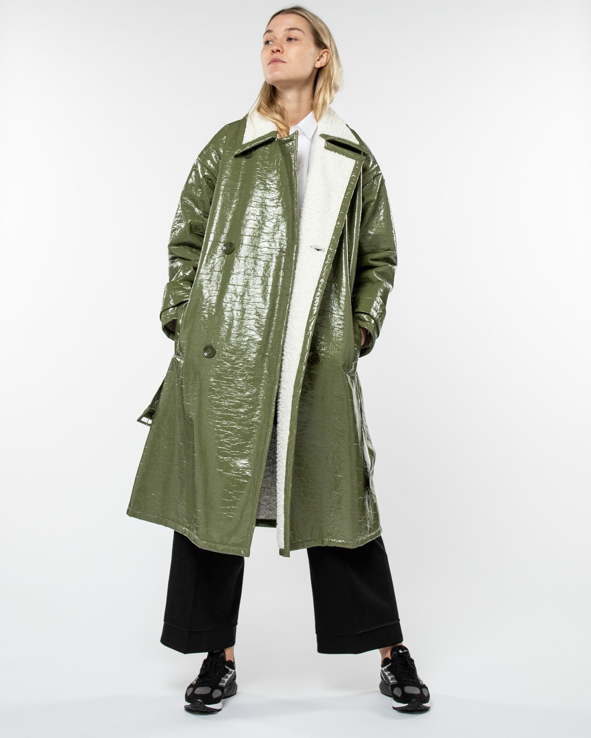 Erica Coat Stand Outerwear Coats Green