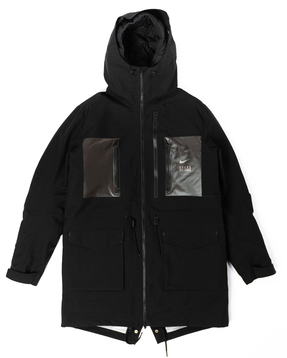 NRG Undercover Parka Fish Tail Nike Outerwear Jackets Black