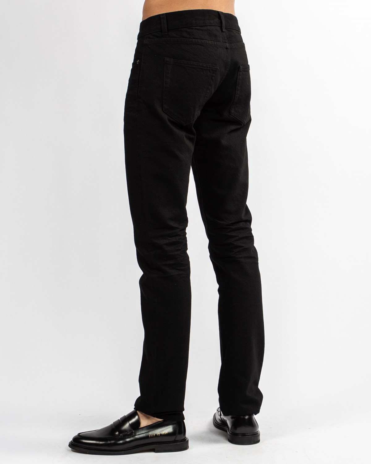 Slim Fit Jeans Saint Laurent Bottoms Jeans Black