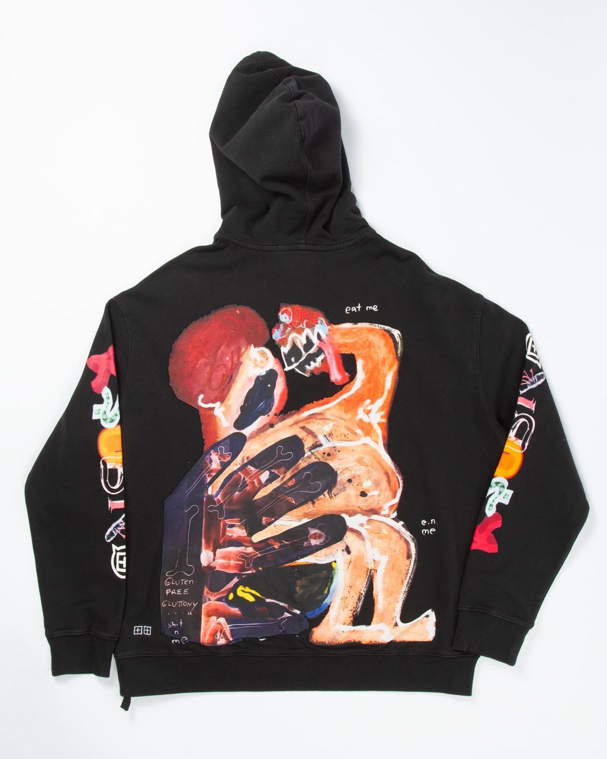 Ksubi x hidjiworld gluttony biggie hoodie black new arrivals