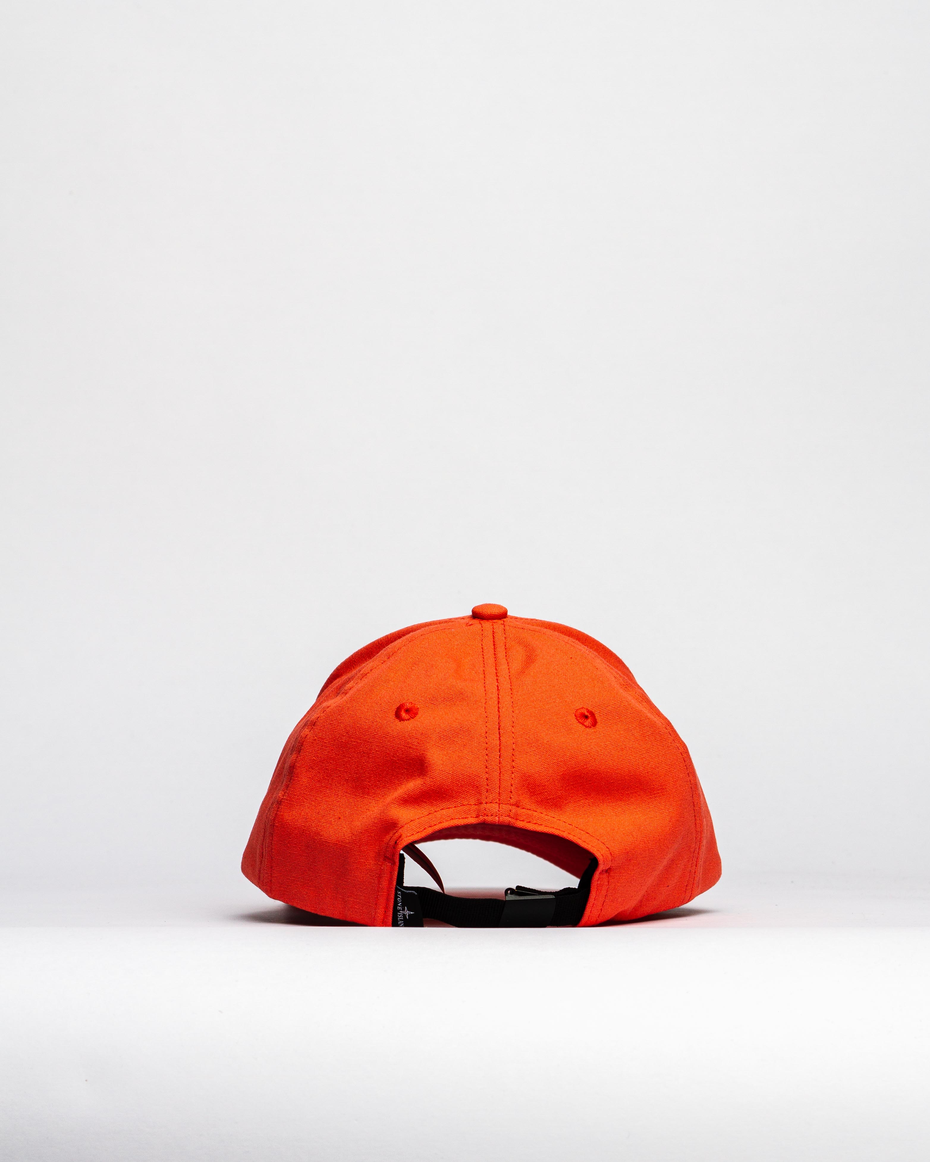 Cotton rep Cap Stone Island Headwear Caps Orange