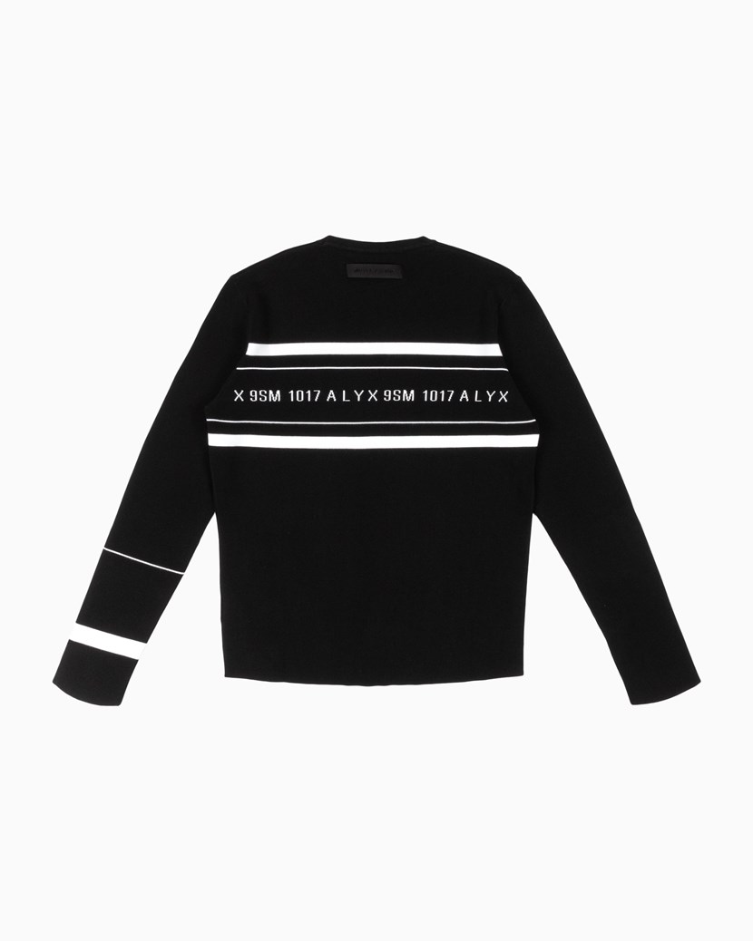 Logo Multi Stripe Sweater 1017 ALYX 9SM Tops Sweats & Hoodies Black
