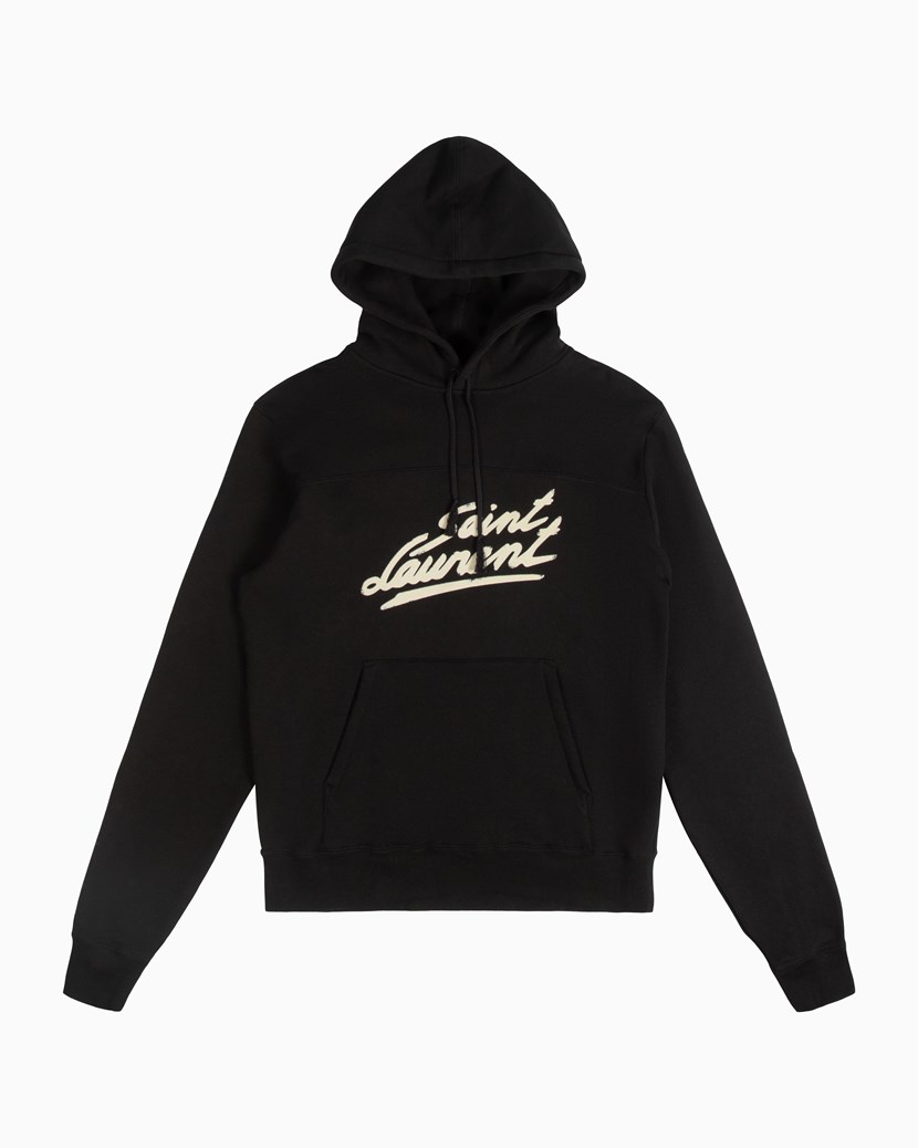 Big Logo Hoodie Saint Laurent Tops Sweats & Hoodies Black
