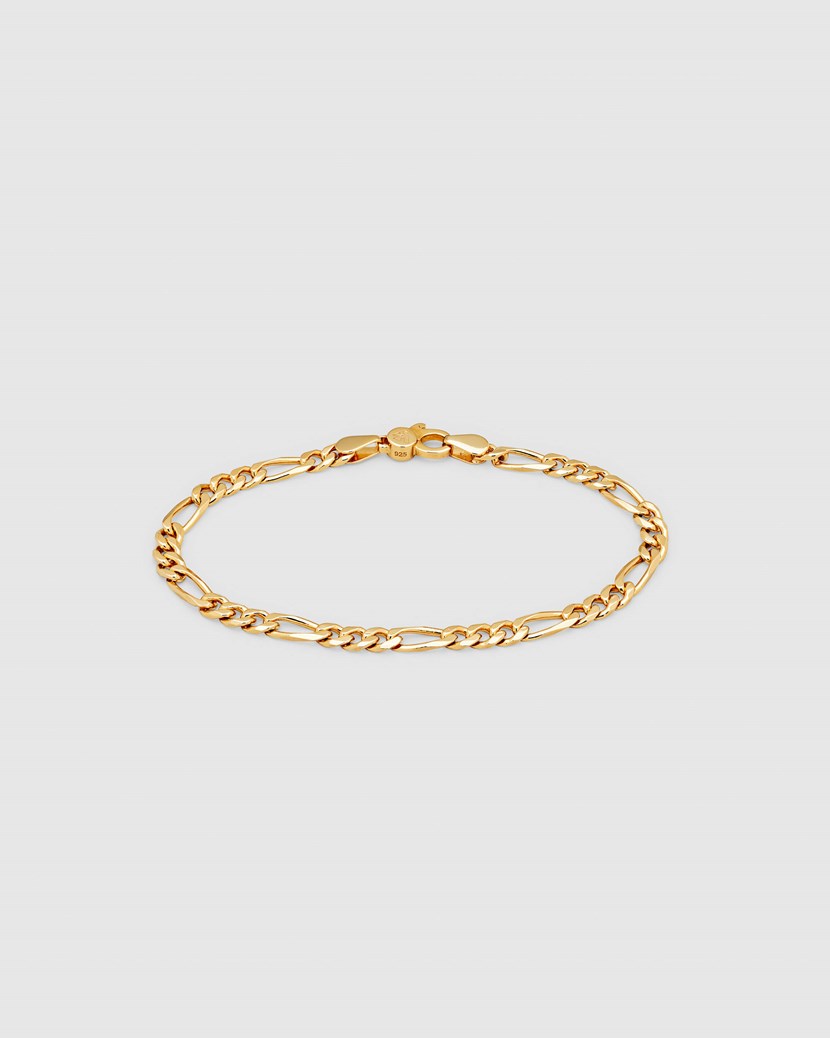 Figaro Braclet Thick Gold Tom Wood Jewelry Other Jewelry Gold