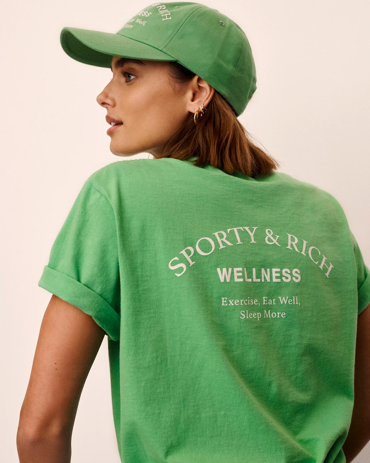 Wellness Studio Hat Sporty & Rich Headwear Caps Green