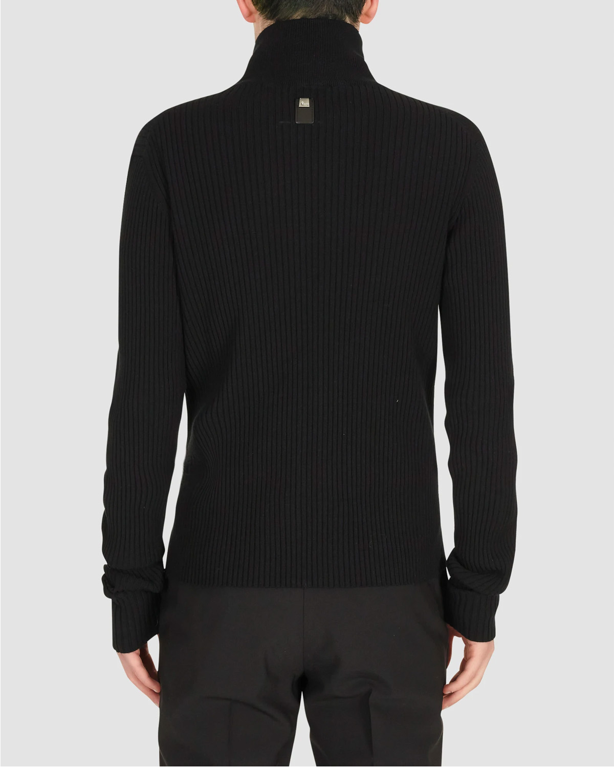 Ribbed Knit Zip Sweater 1017 ALYX 9SM Tops Sweats & Hoodies Black