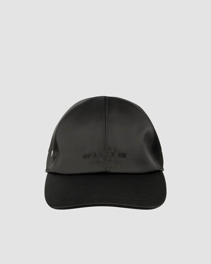 Satin Logo Hat With Buckle 1017 ALYX 9SM Headwear Hats Black
