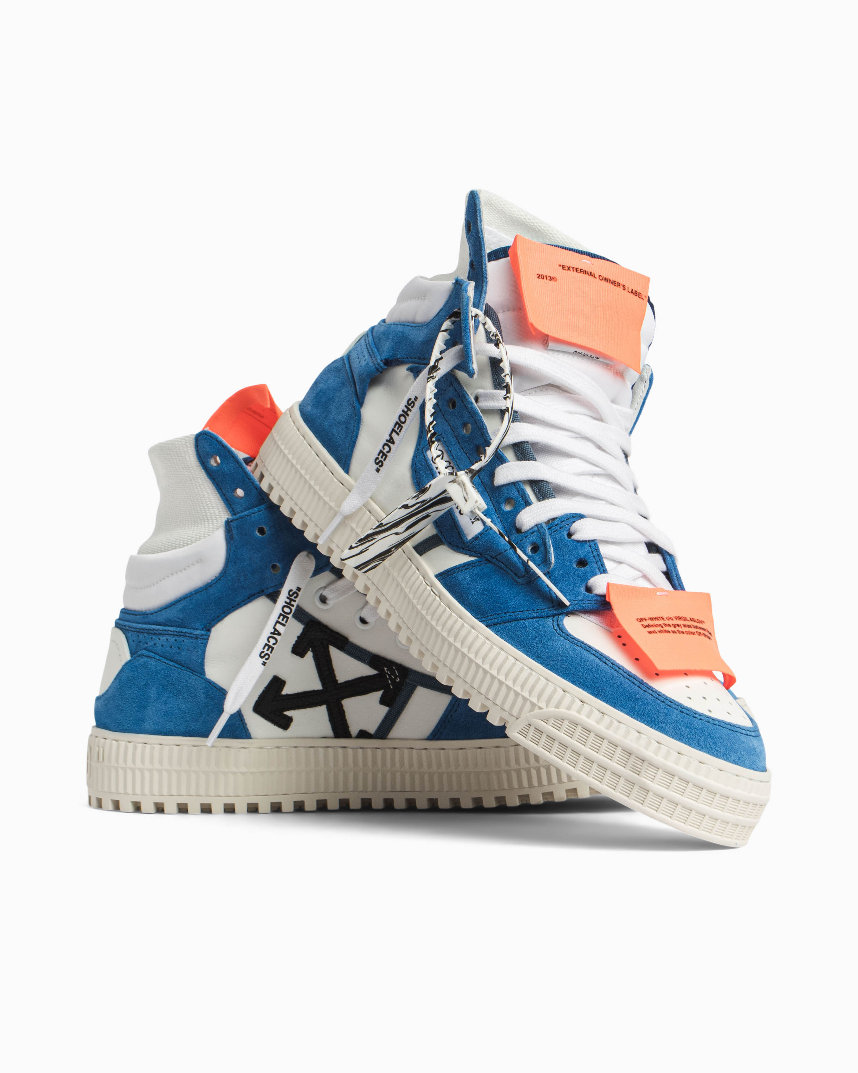 Off-White Black Nubuck Leather Off-Court 3.0 Sneakers Size 44 Off-White
