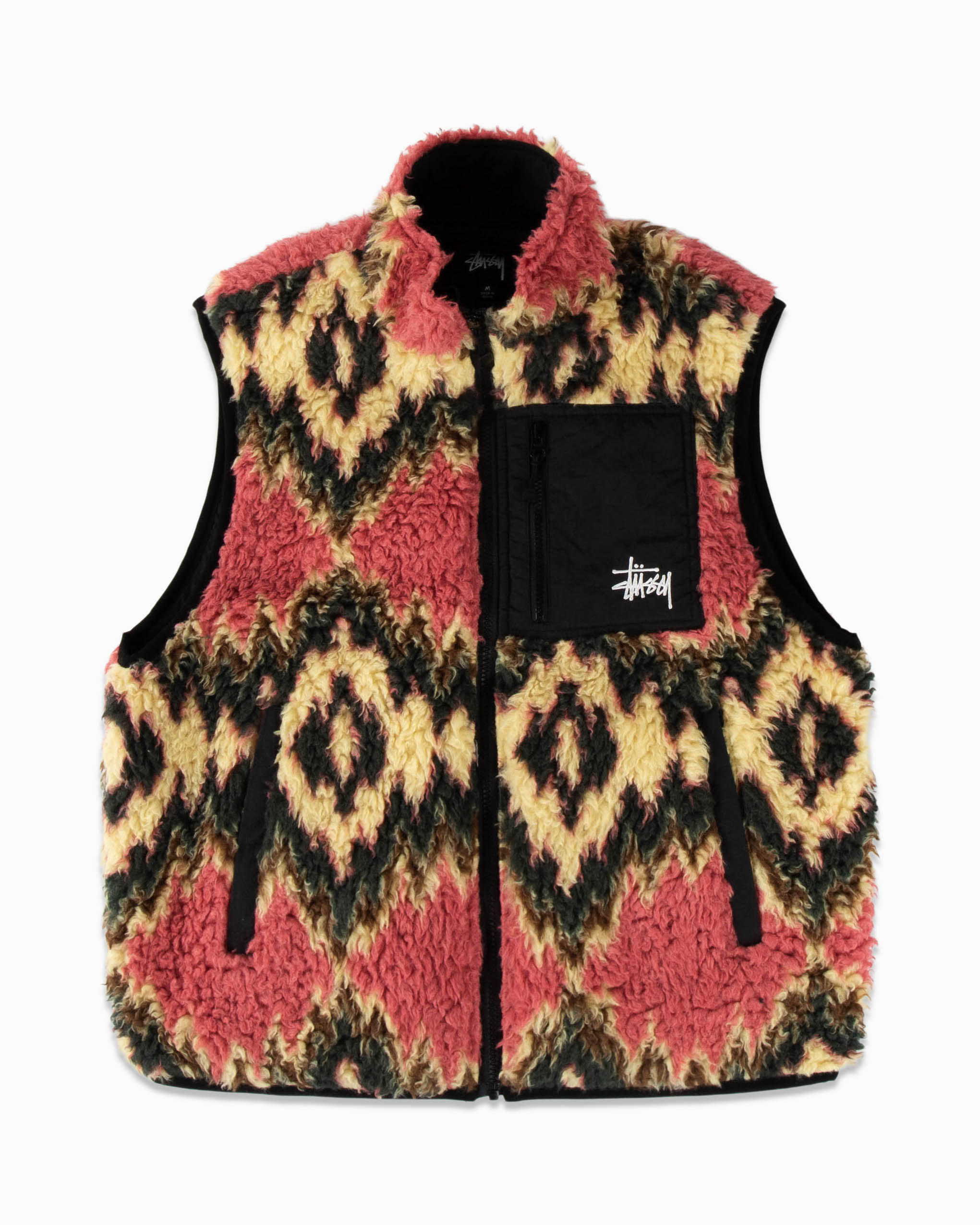 18480円買取 販売価格 売り出し最安 stussy fillmore sherpa vest