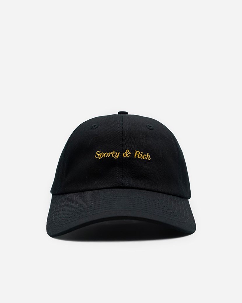 Classic Logo Hat Sporty & Rich Headwear Caps Black