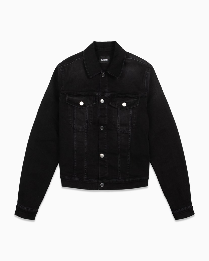 Jeans Jacket 5 BLK DNM Outerwear Jackets Black