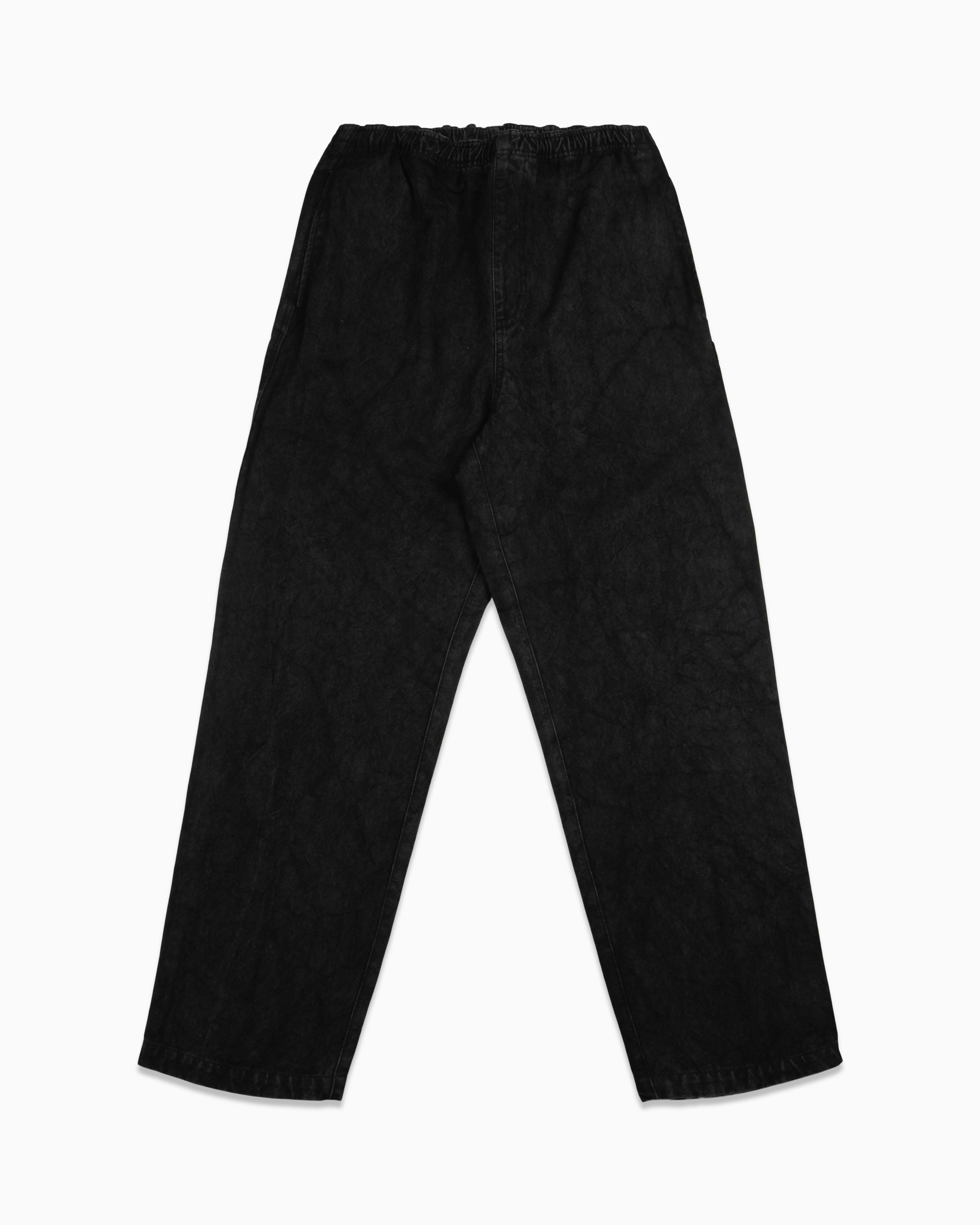 Washed Canvas Beach Pant Stussy Bottoms Pants Black