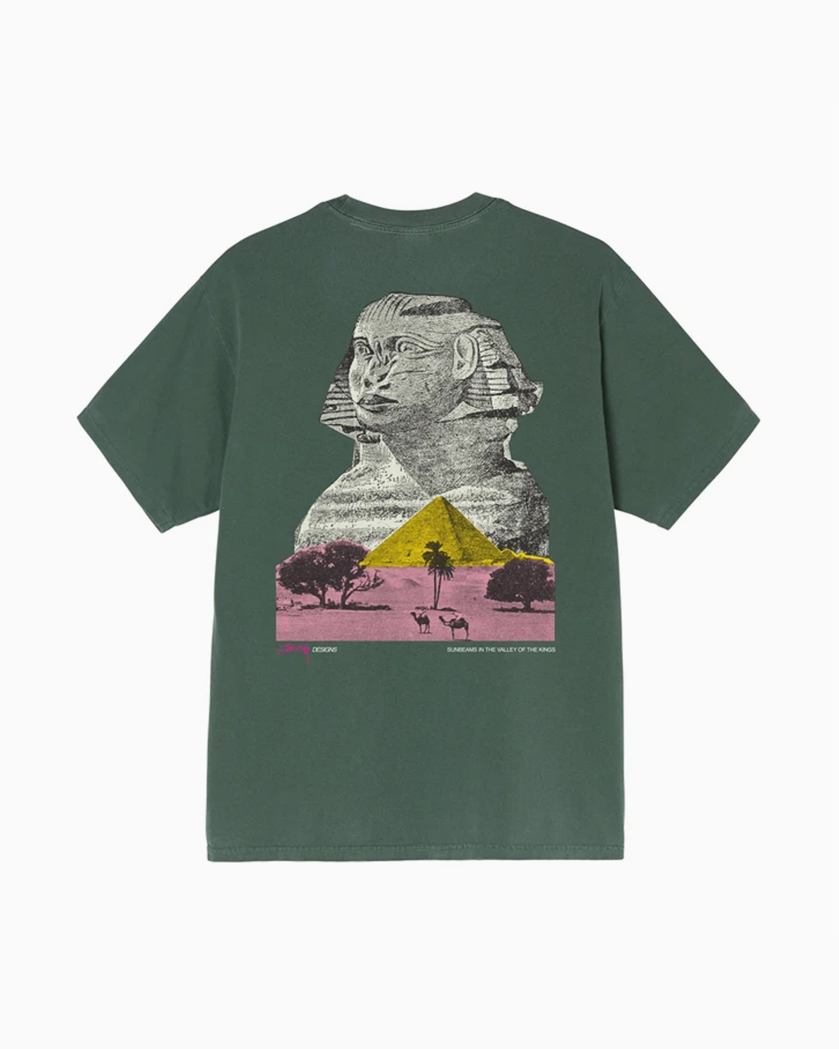 Sphinx Pig. Dyed Tee Stussy Tops T-Shirts Green
