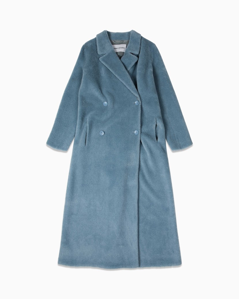 Halle Coat Stand Outerwear Coats Blue