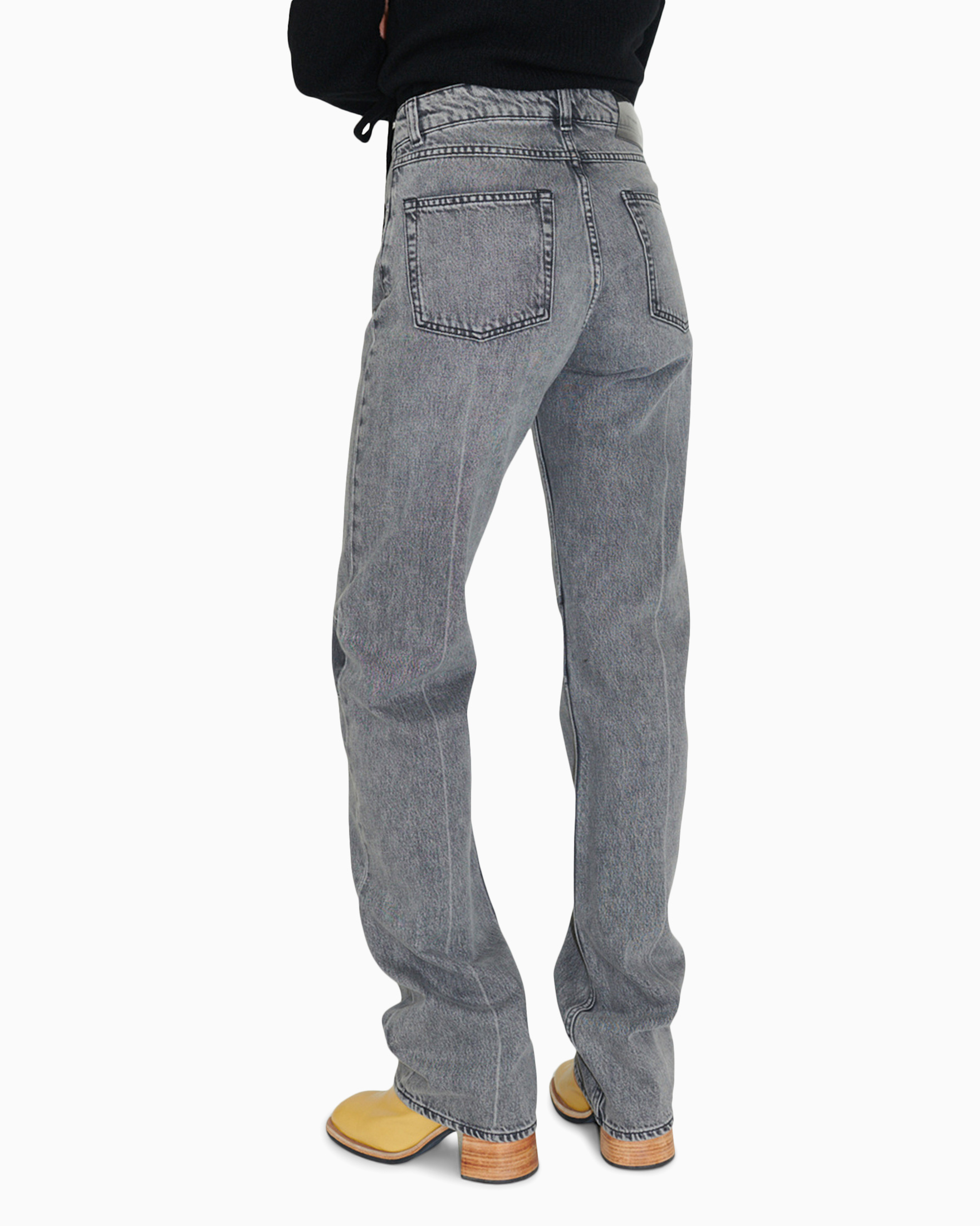 Extended Linear Cut Our Legacy Bottoms Jeans Grey