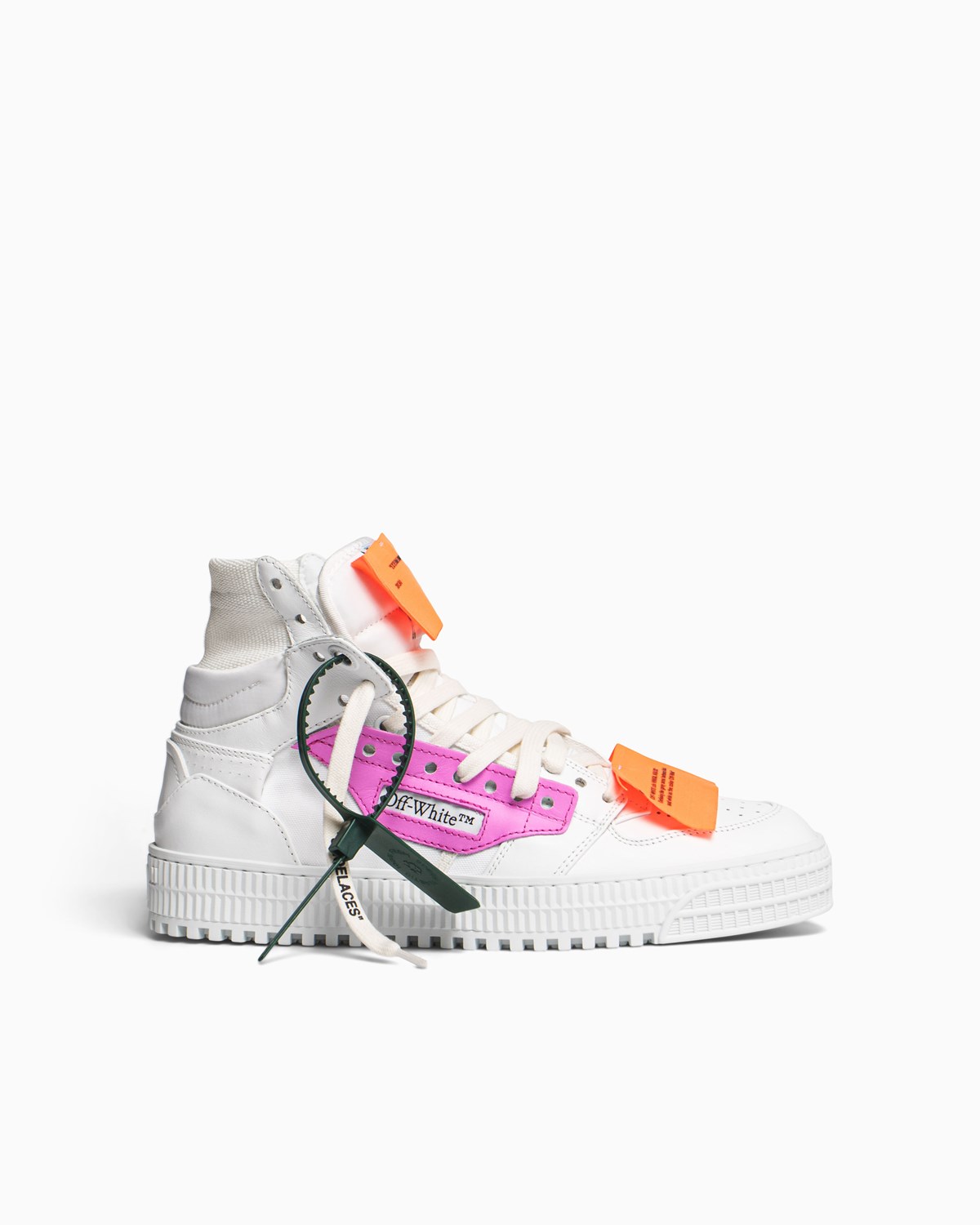 3.0 Off Court Leather Off-White Footwear Sneakers Pink