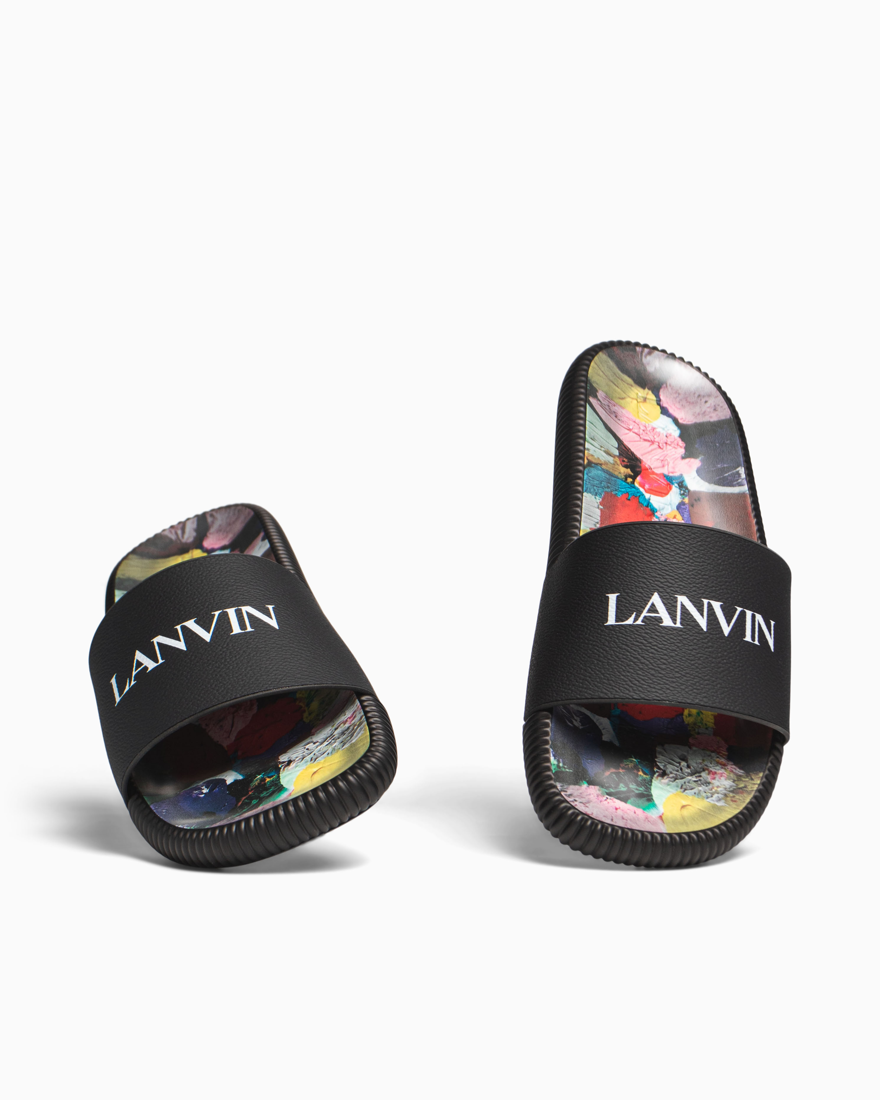 Arpege Slide Lanvin Footwear Sandales Black