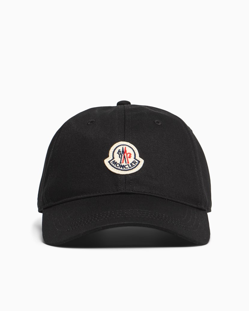Logo Baseball Cap Moncler Headwear Caps Black