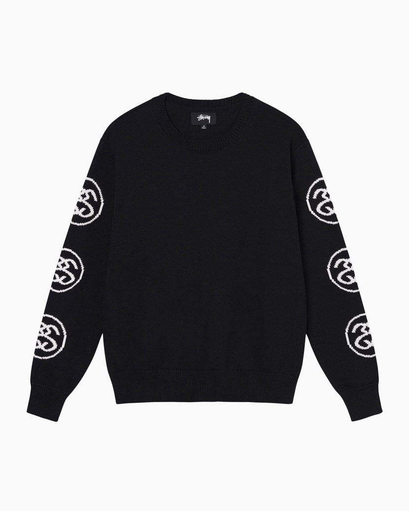 SS-Link Sweater Stüssy Tops Sweats & Hoodies Black