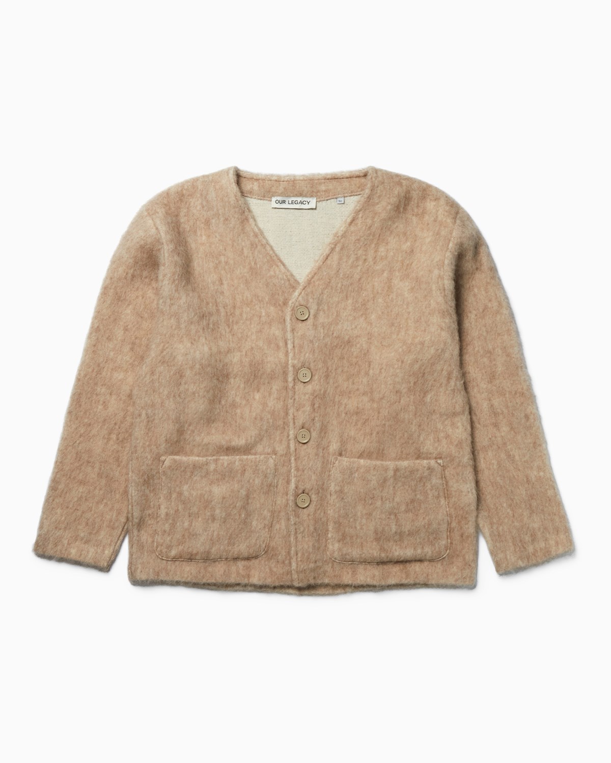 Mohair Cardigan Our Legacy Tops Knitwear Beige