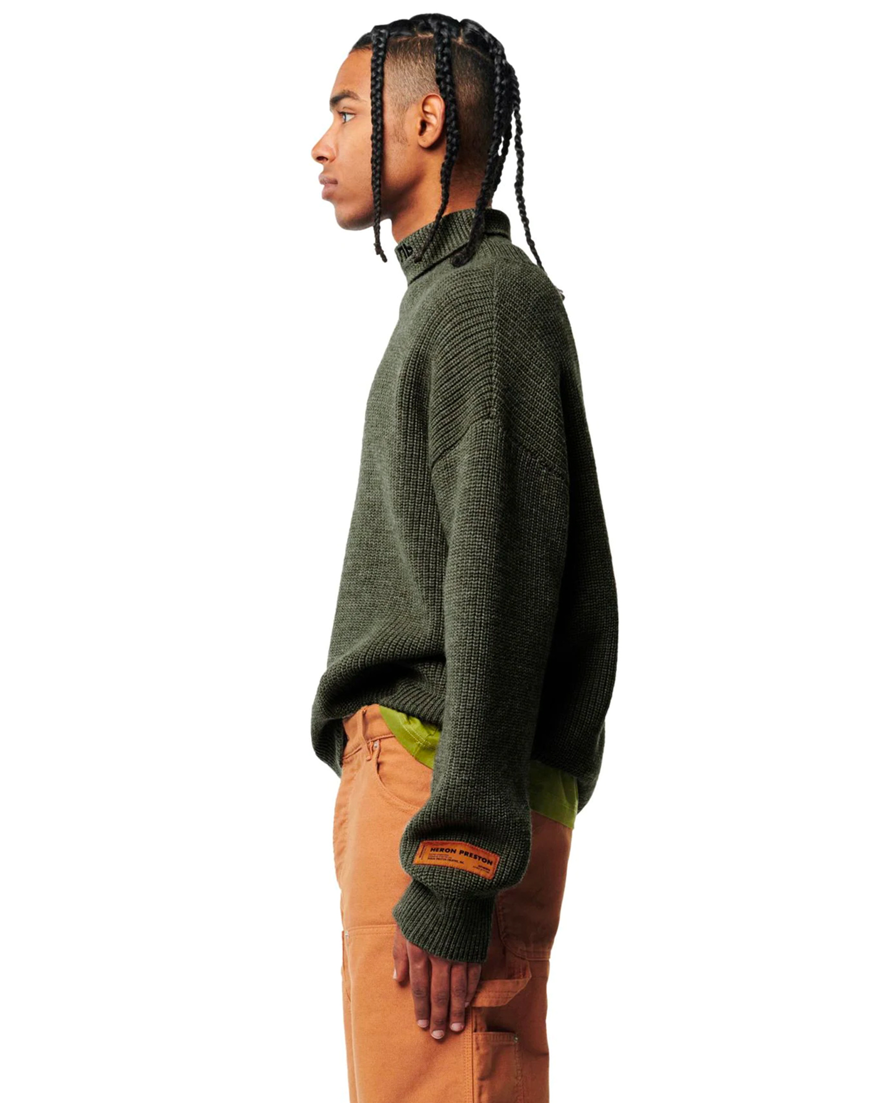 CTNMB Knit Rollneck Heron Preston Tops Knitwear Green